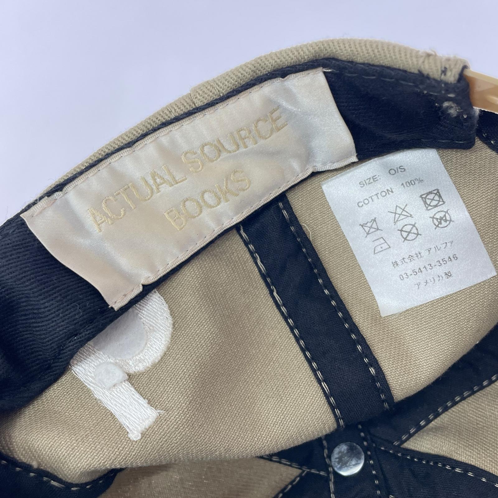 キャップ × Actual Source ベージュ ベージュ