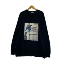 長袖Tシャツ プリントデザイン XXL 黒 ブラック