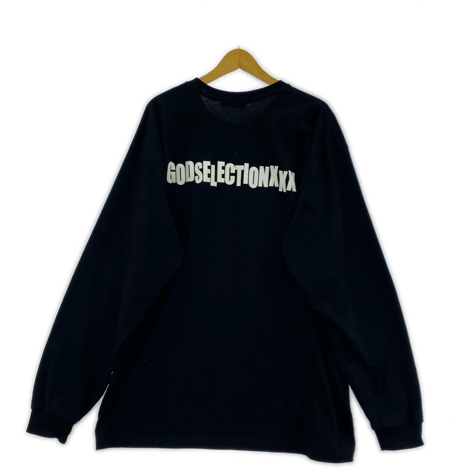 長袖Tシャツ プリントデザイン XXL 黒 ブラック