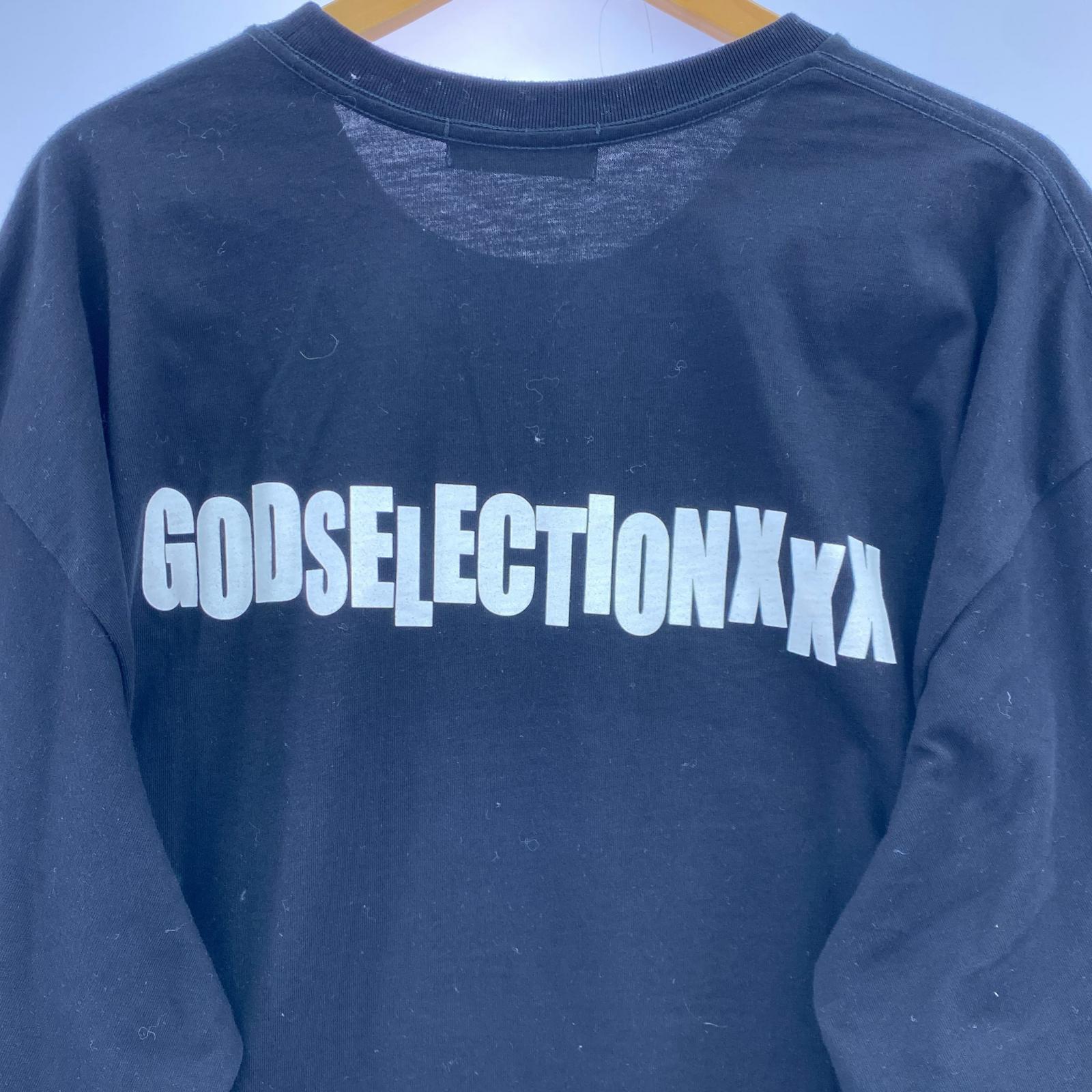 長袖Tシャツ プリントデザイン XXL 黒 ブラック