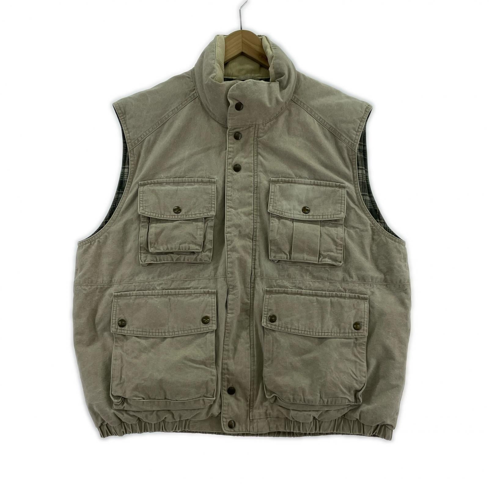 ダウンベスト ~90S EDDIE BAUER マルチポケット XL