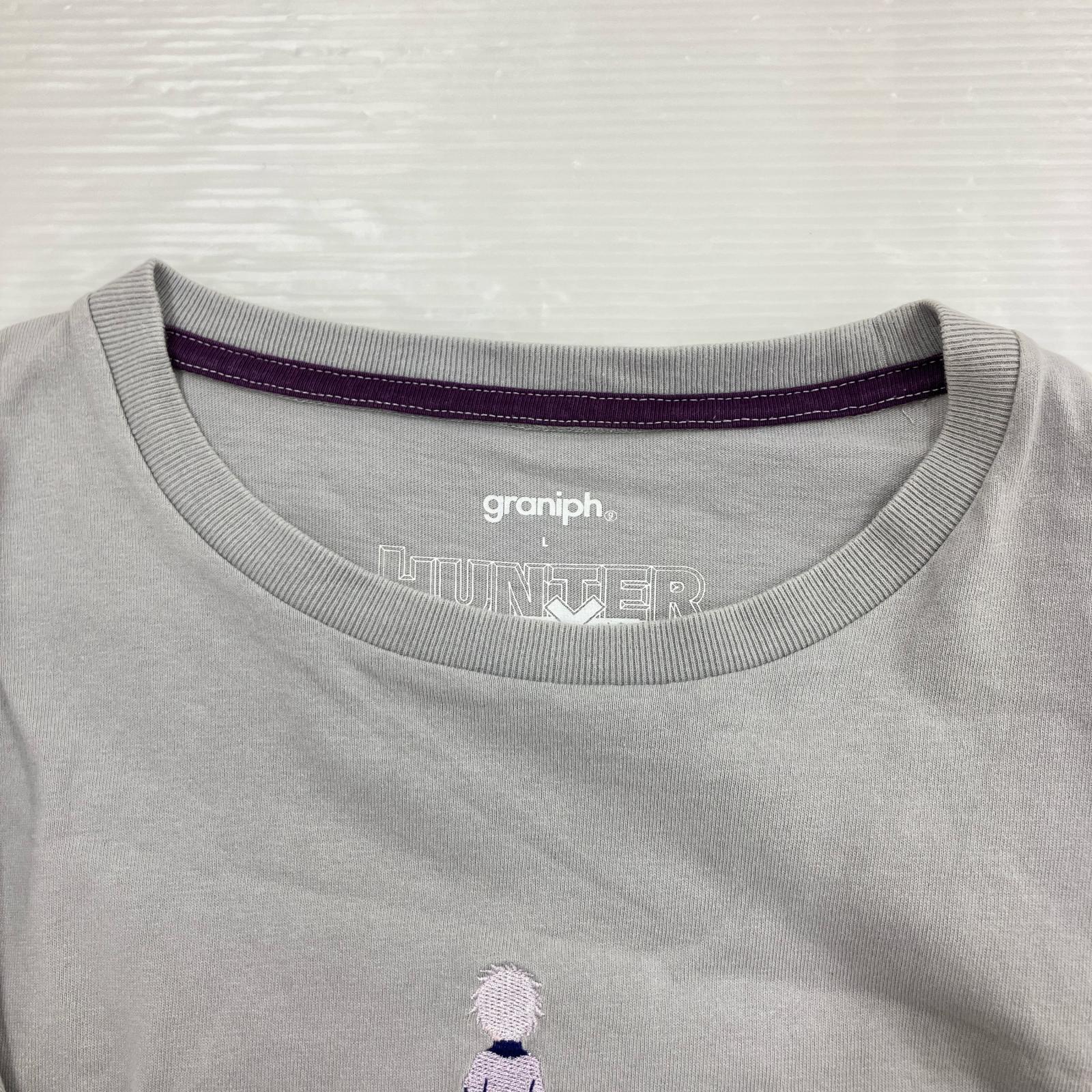 半袖Tシャツ graniph × HUNTER HUNTER ゾルディック S/S カットソー L L グレー