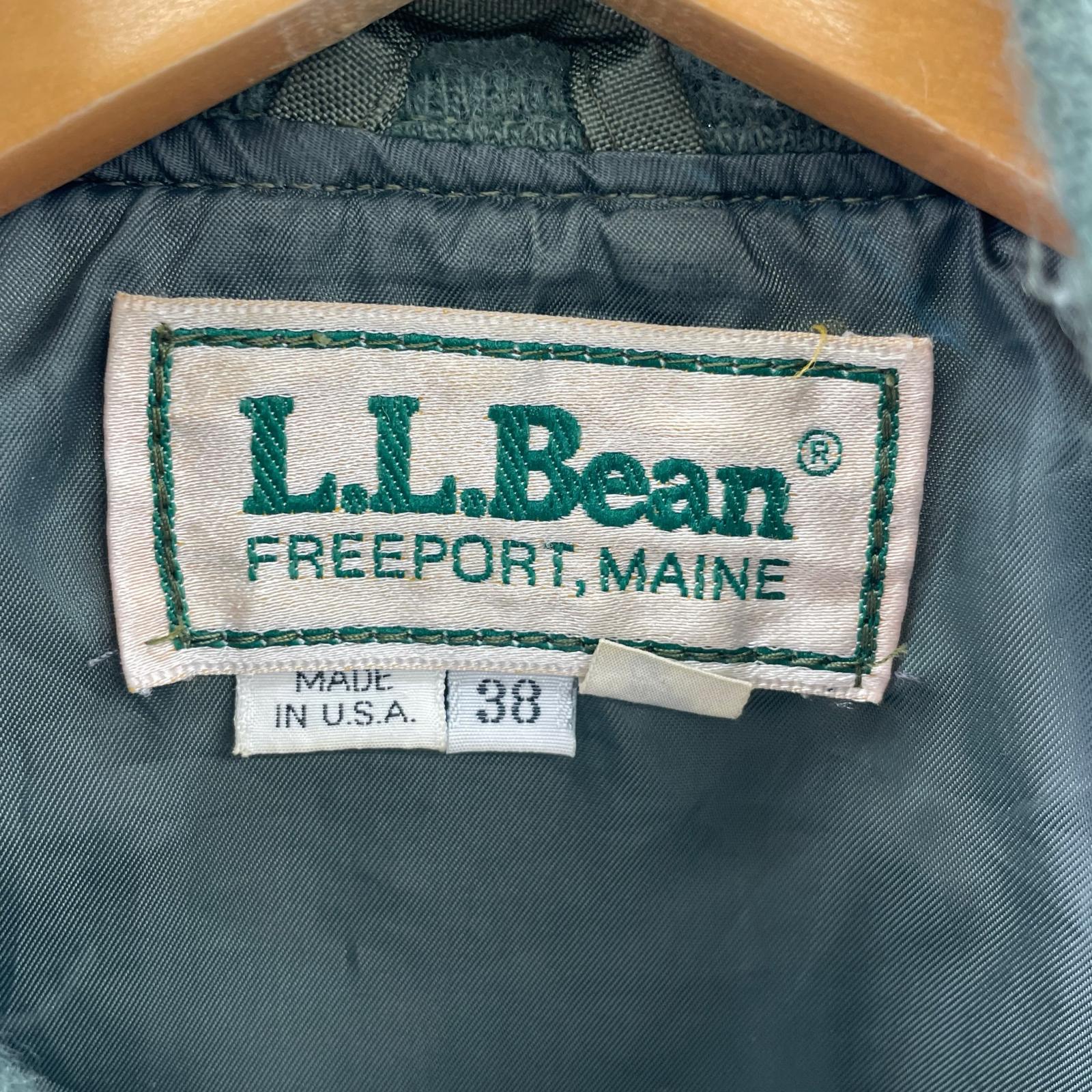 ブルゾン 80s usa製 L.L.Bean G-8ゴンズ-38 38 グリーン