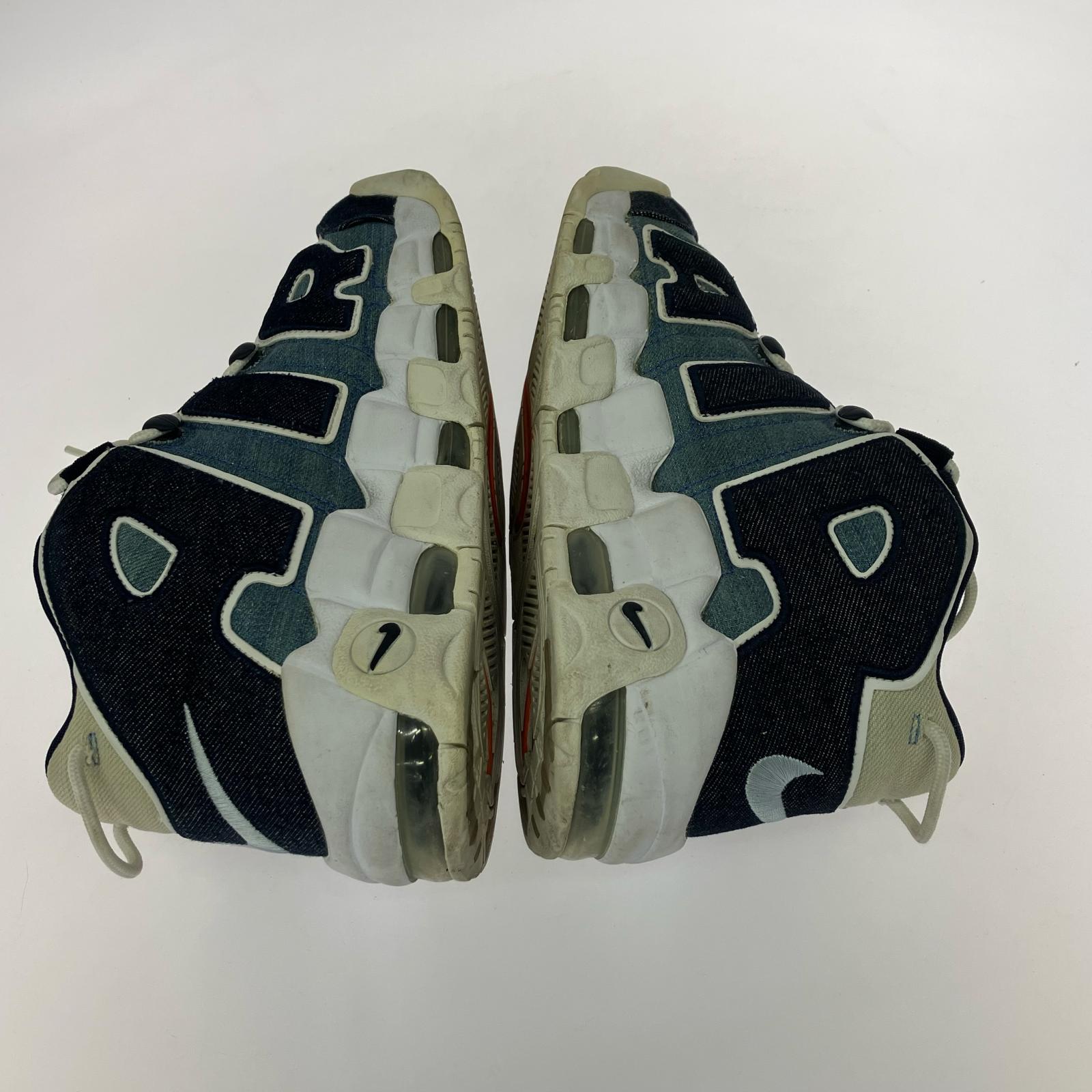 スニーカー AIR MORE UPTEMPO Denim 27.5cm 27.5cm (US9 1/2 UK9 EU45) ネイビー