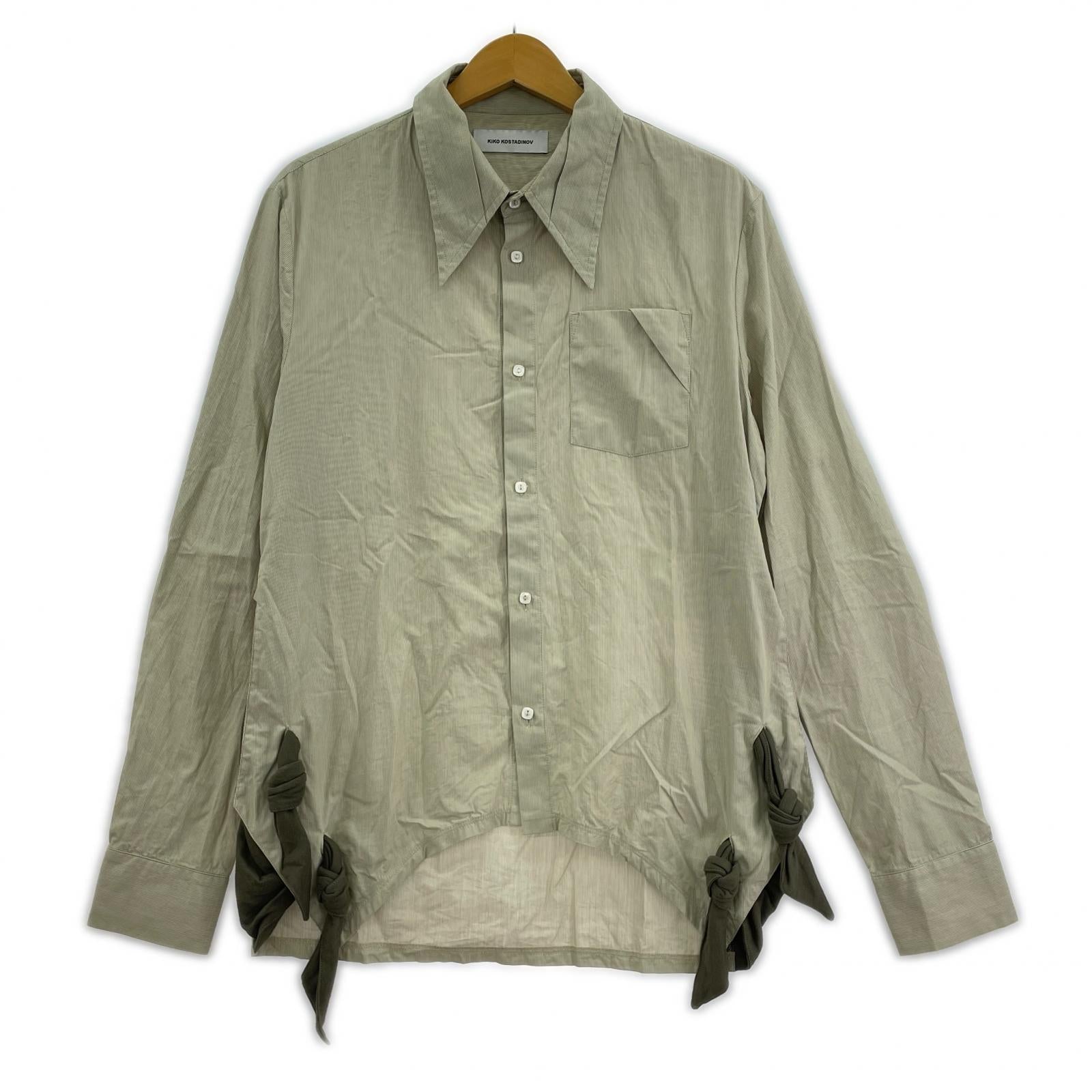 長袖シャツ Kiko Kostadinov 24AW rino twisted shirt 46