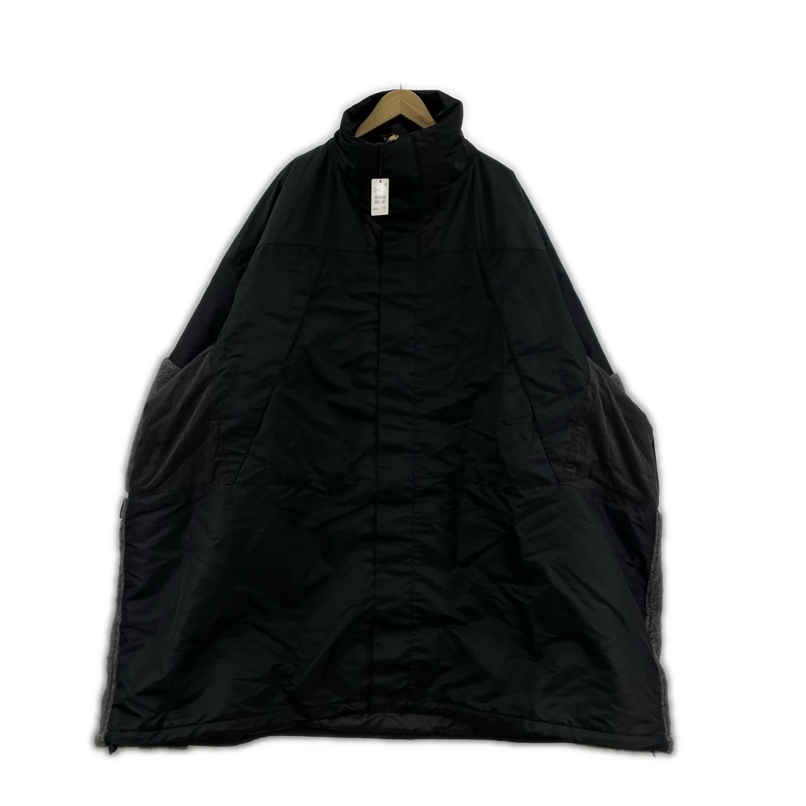 ジャケット etsinta モンスター中綿オーバーコート M M ブラック