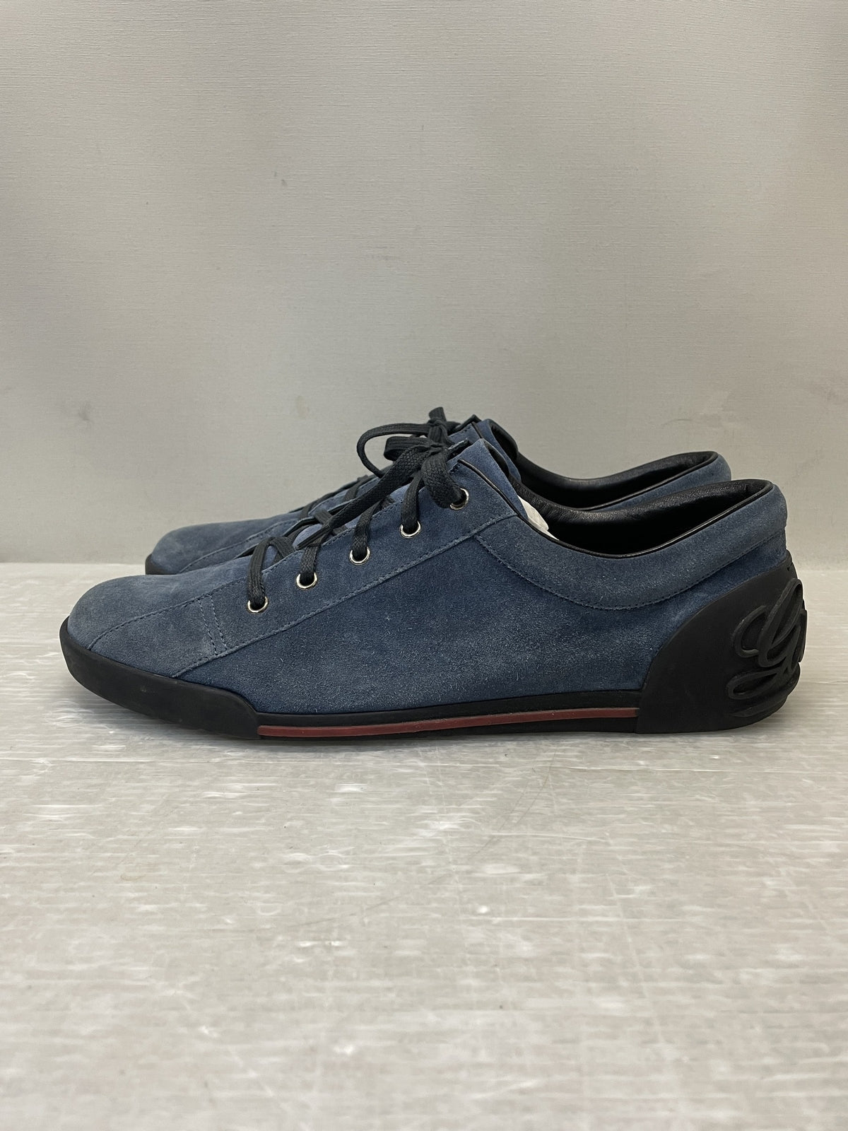 GUCCI スウェードスニーカー 10 1/2 紺