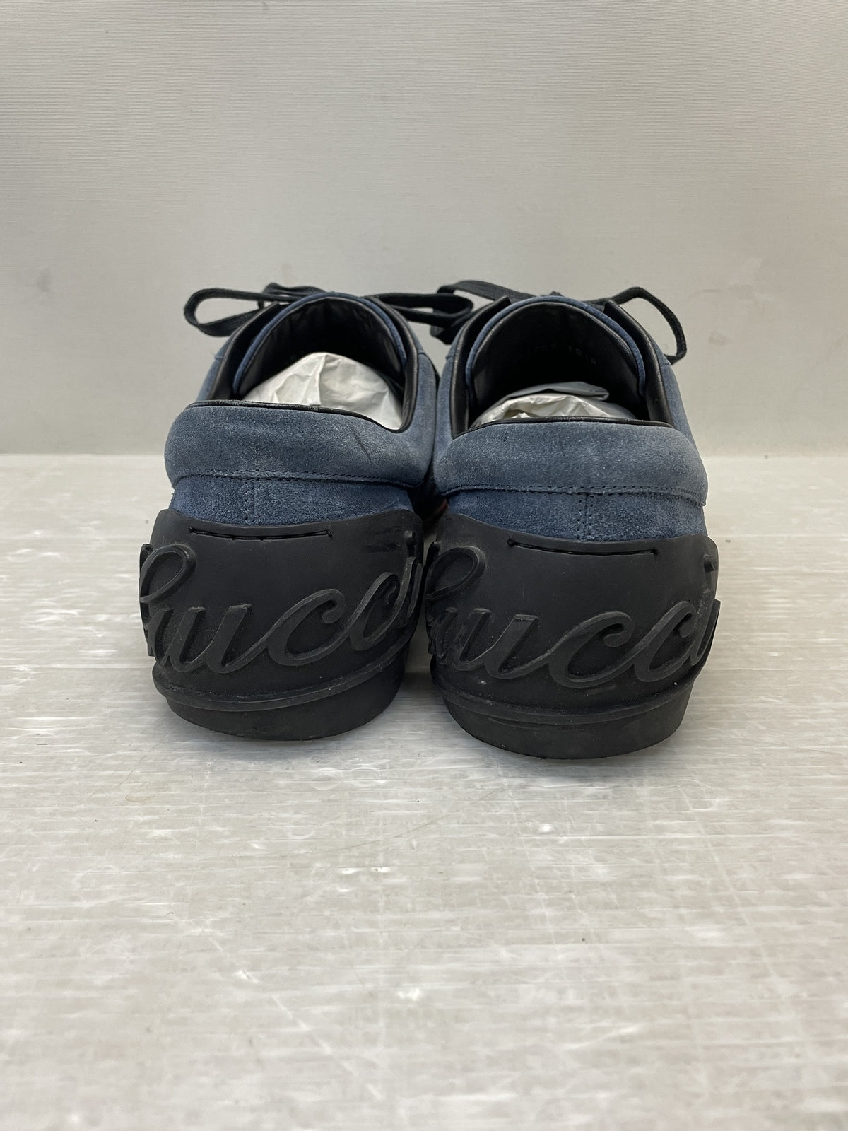 GUCCI スウェードスニーカー 10 1/2 紺