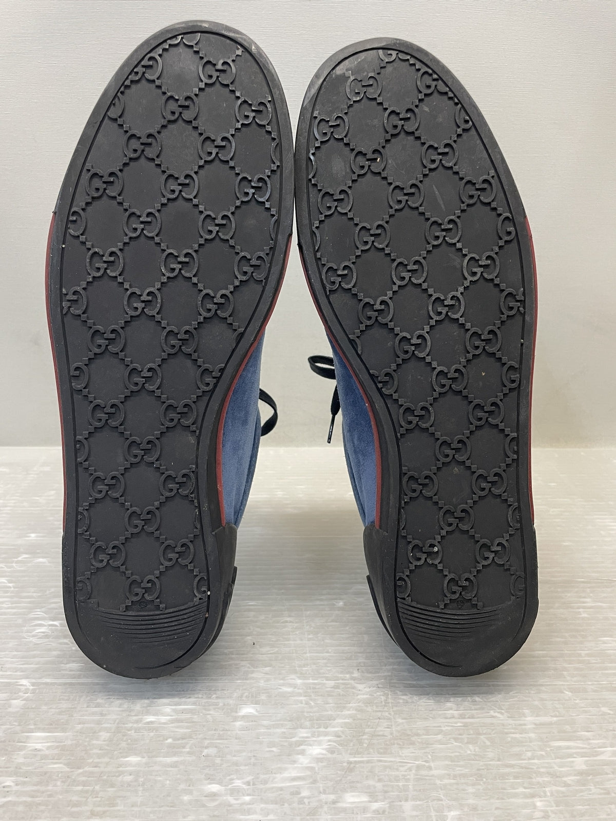 GUCCI スウェードスニーカー 10 1/2 紺