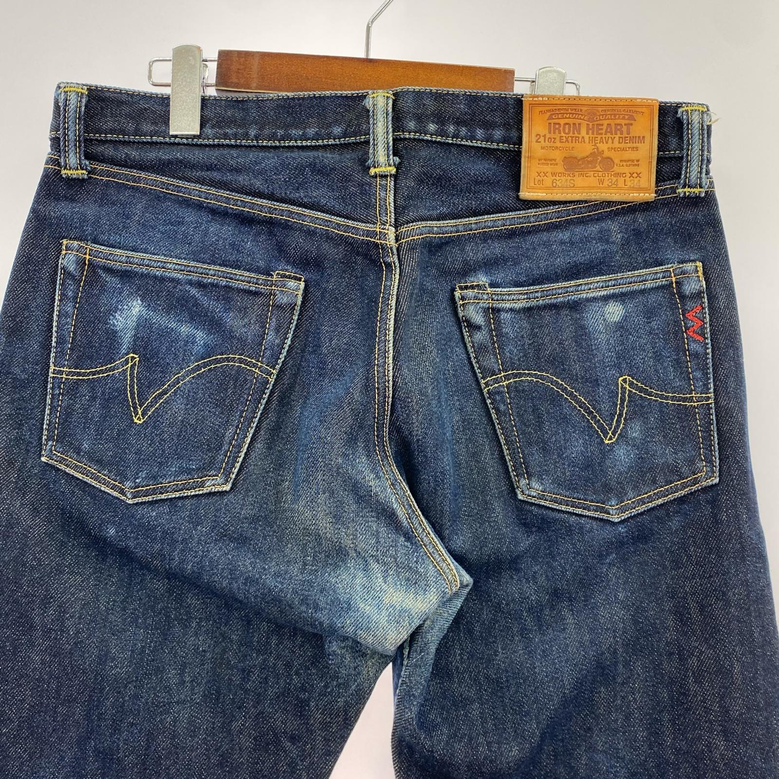 デニムパンツ 21オンス デニム W34 634S 34 ブルー