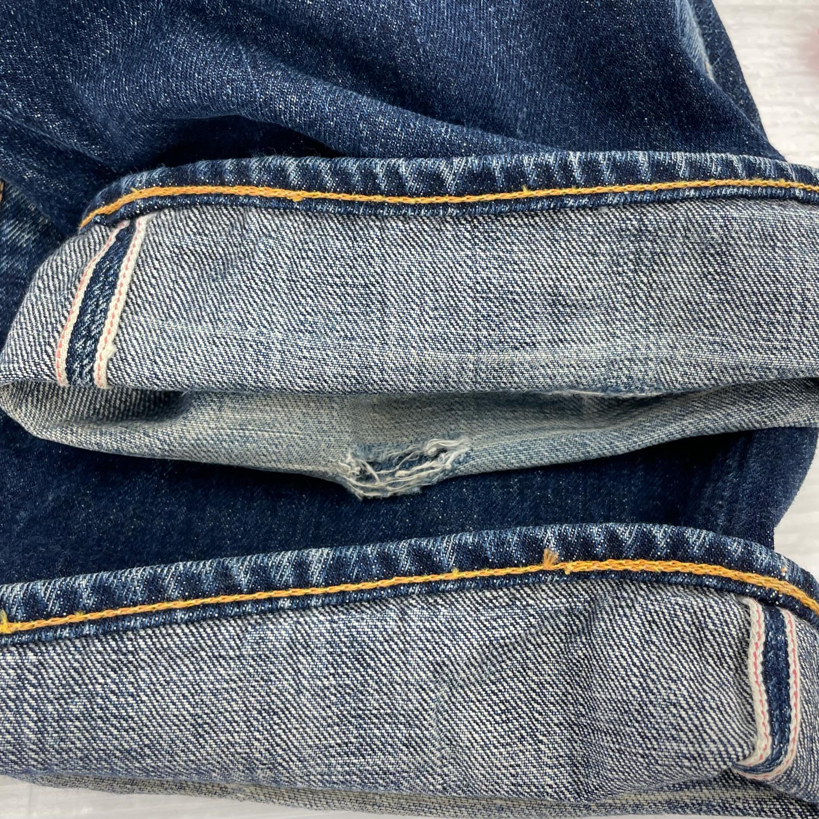 デニムパンツ 道楽 2001 デニム 青 W34 34 ブルー
