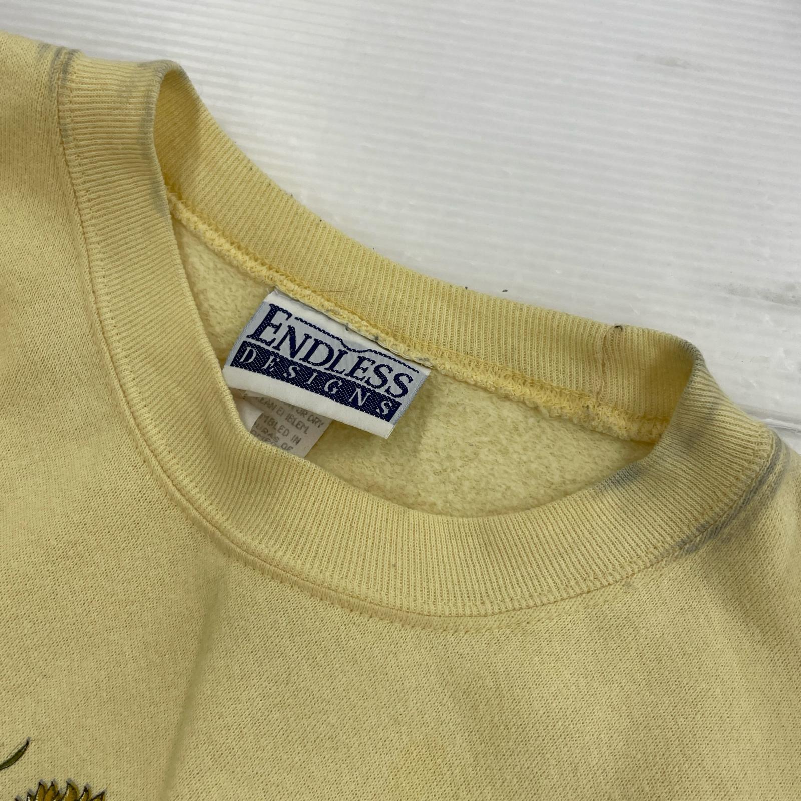 スウェット endless designs イエロー