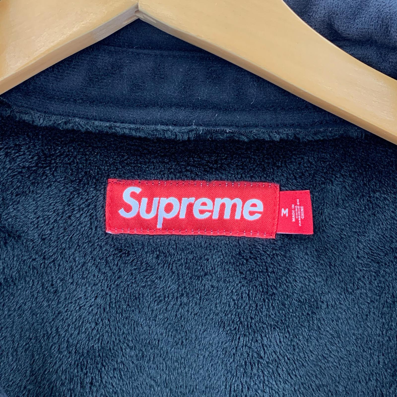 長袖シャツ 25FW faux suede snap shirt 中古 M ブラック