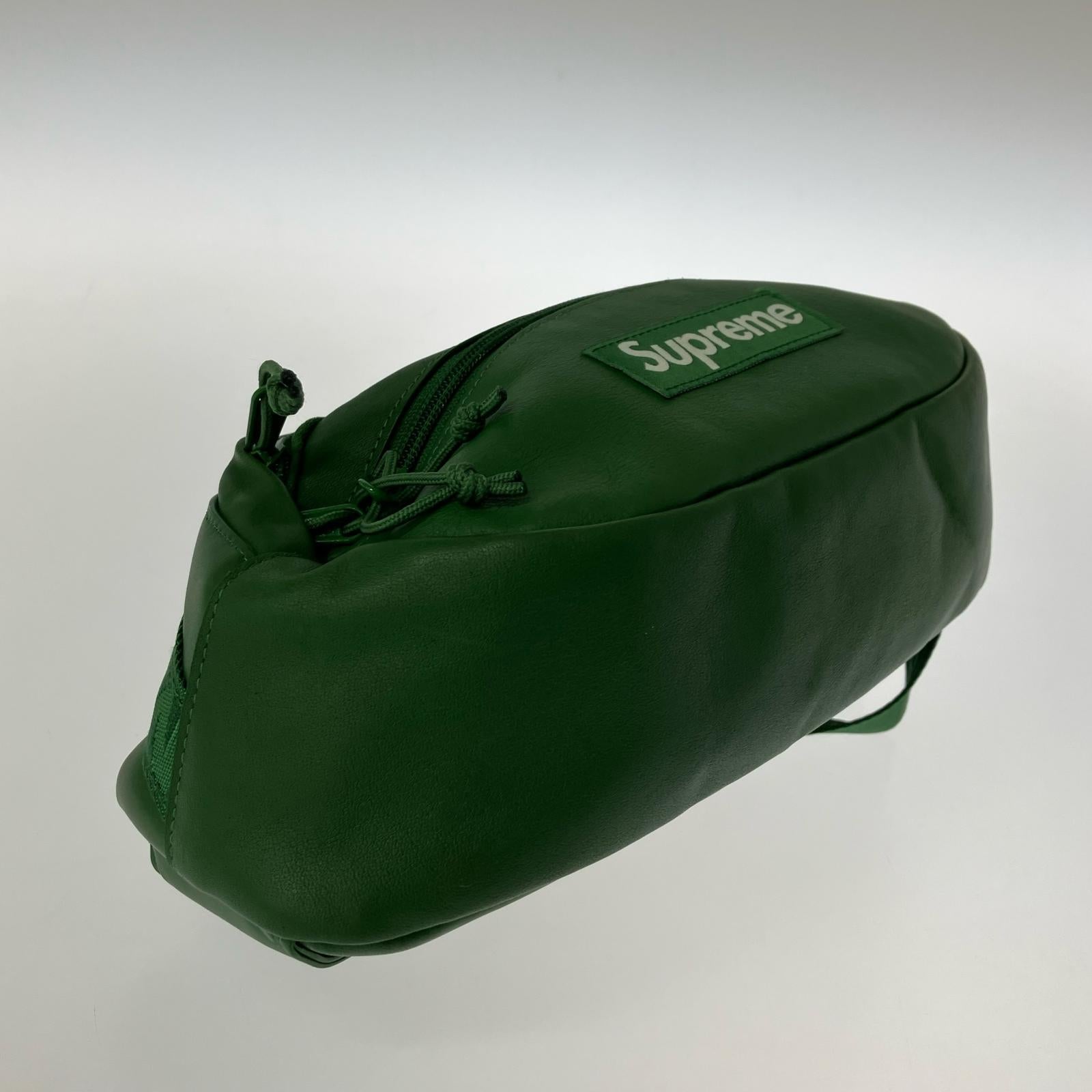 ショルダーバッグ Leather Waist Bag 24AW グリーン