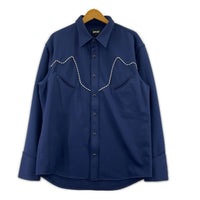 長袖シャツ JERSEY WESTERN SHIRT XL ブルー