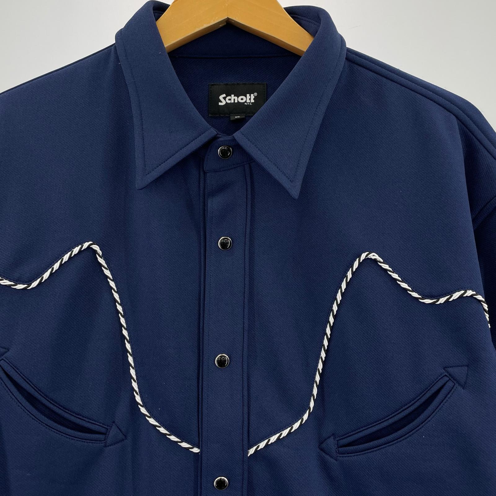 長袖シャツ JERSEY WESTERN SHIRT XL ブルー