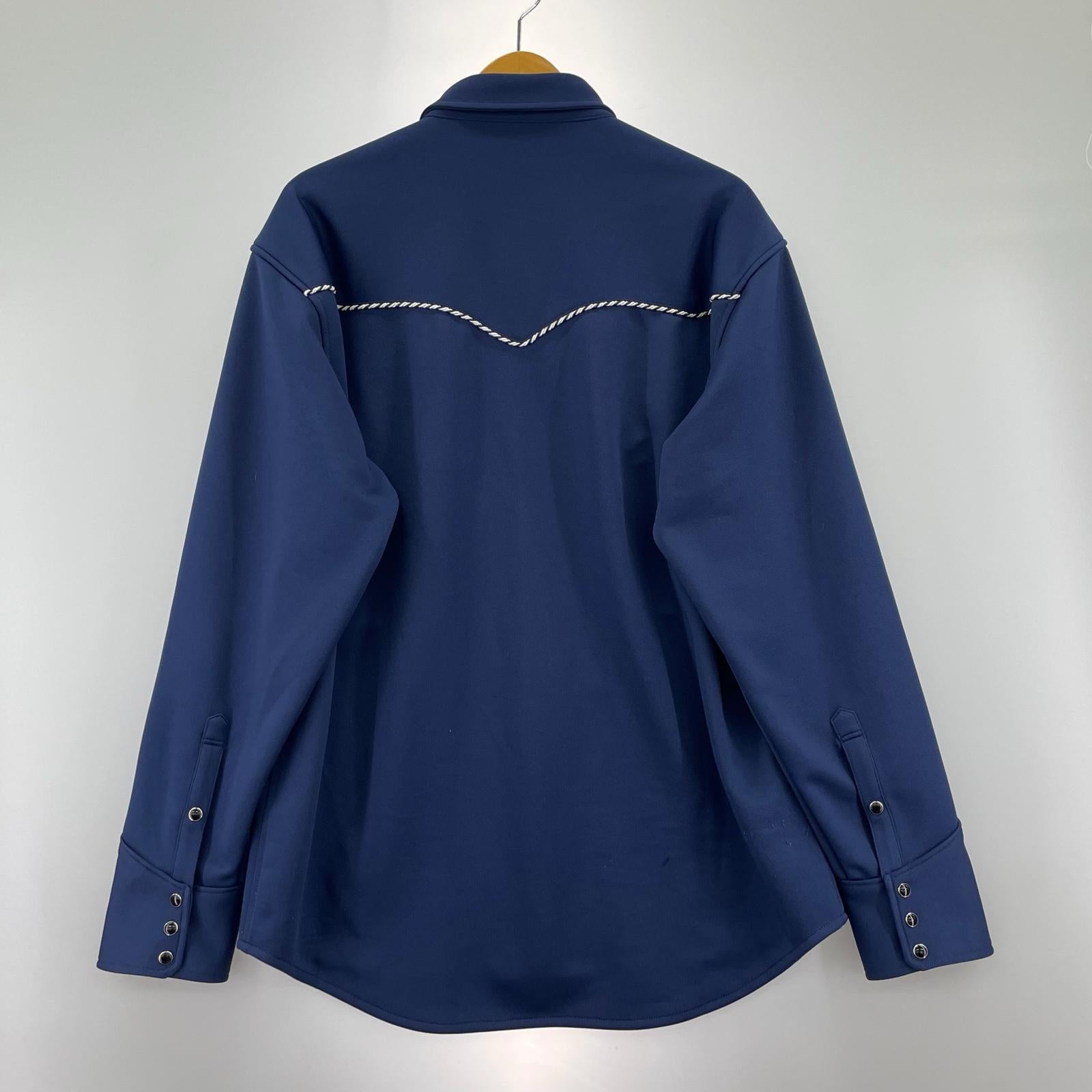 長袖シャツ JERSEY WESTERN SHIRT XL ブルー