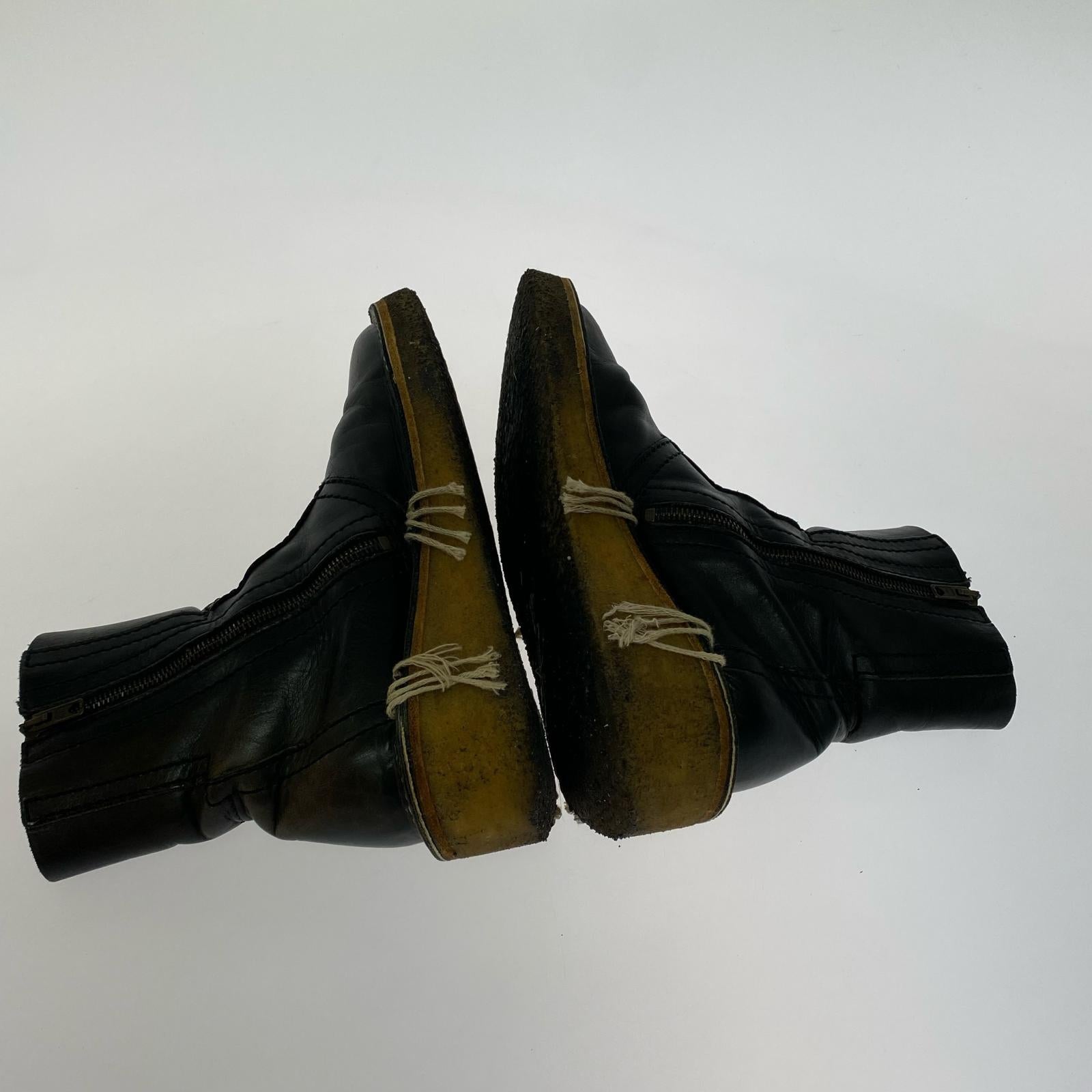 ブーツ Acne Studios Leather ankle boots ブラック