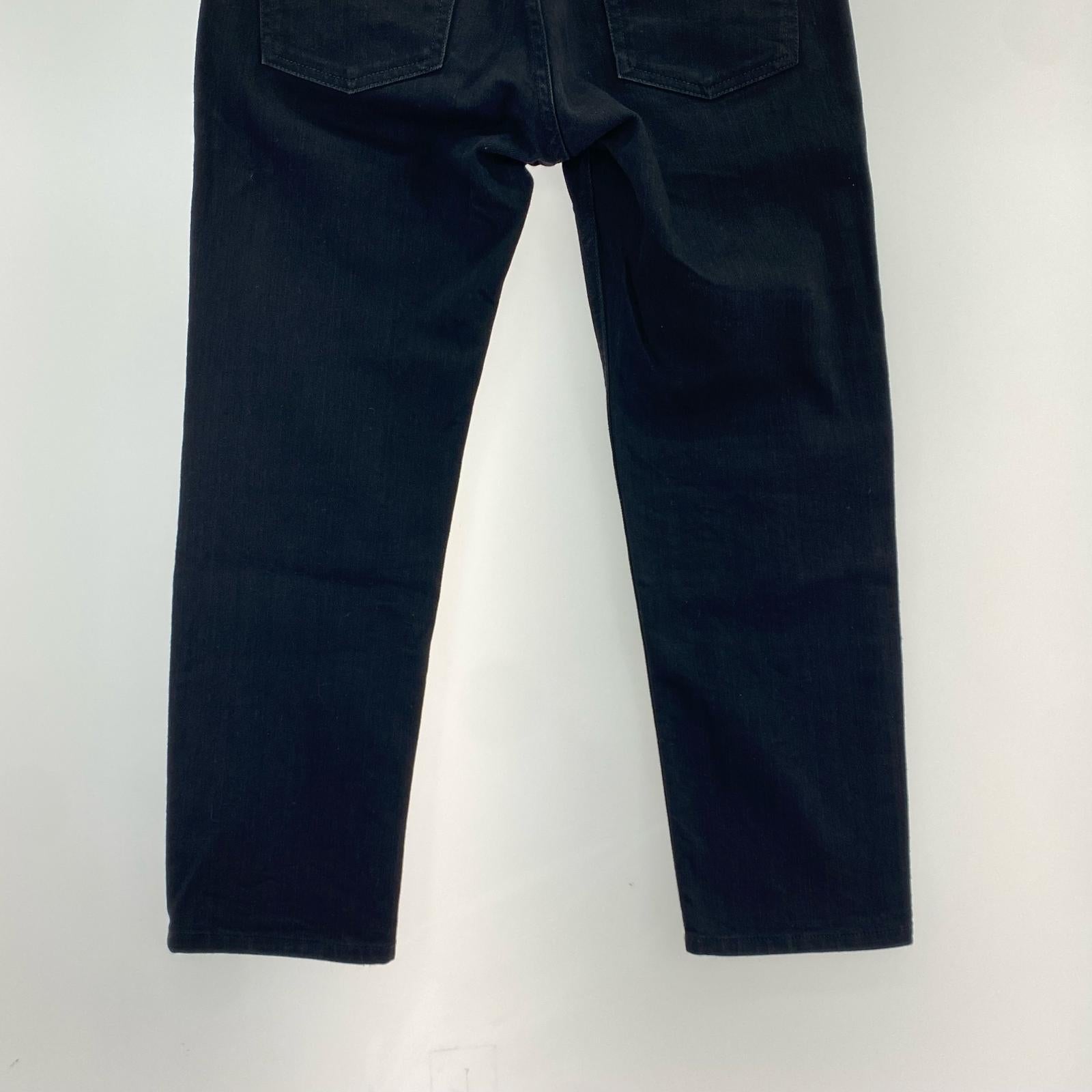 デニムパンツ SLIM STRETCH JEANS BLK L L ブラック
