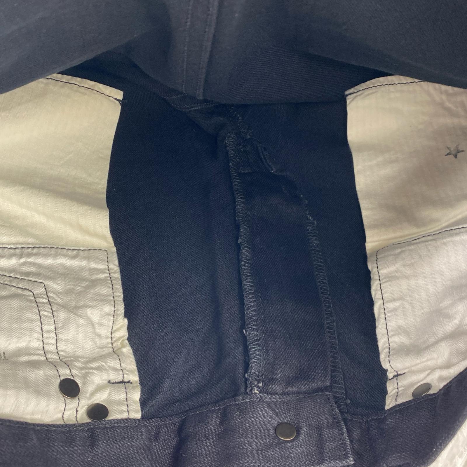 デニムパンツ SLIM STRETCH JEANS BLK L L ブラック