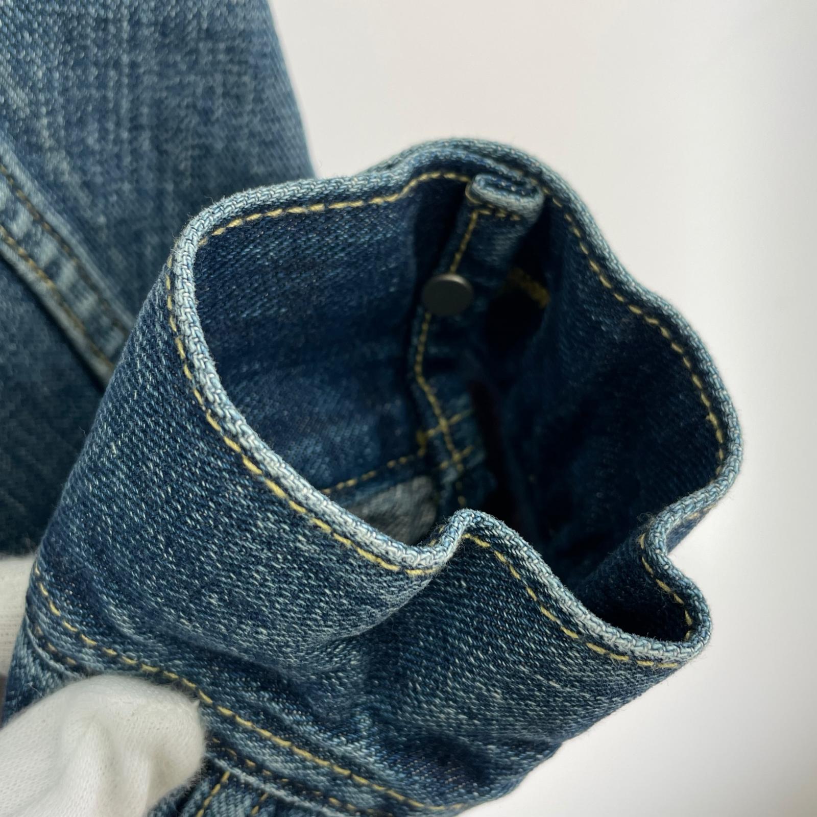 デニムジャケット 101LJ SD Storm Rider Denim Jacket (XL) ブルー