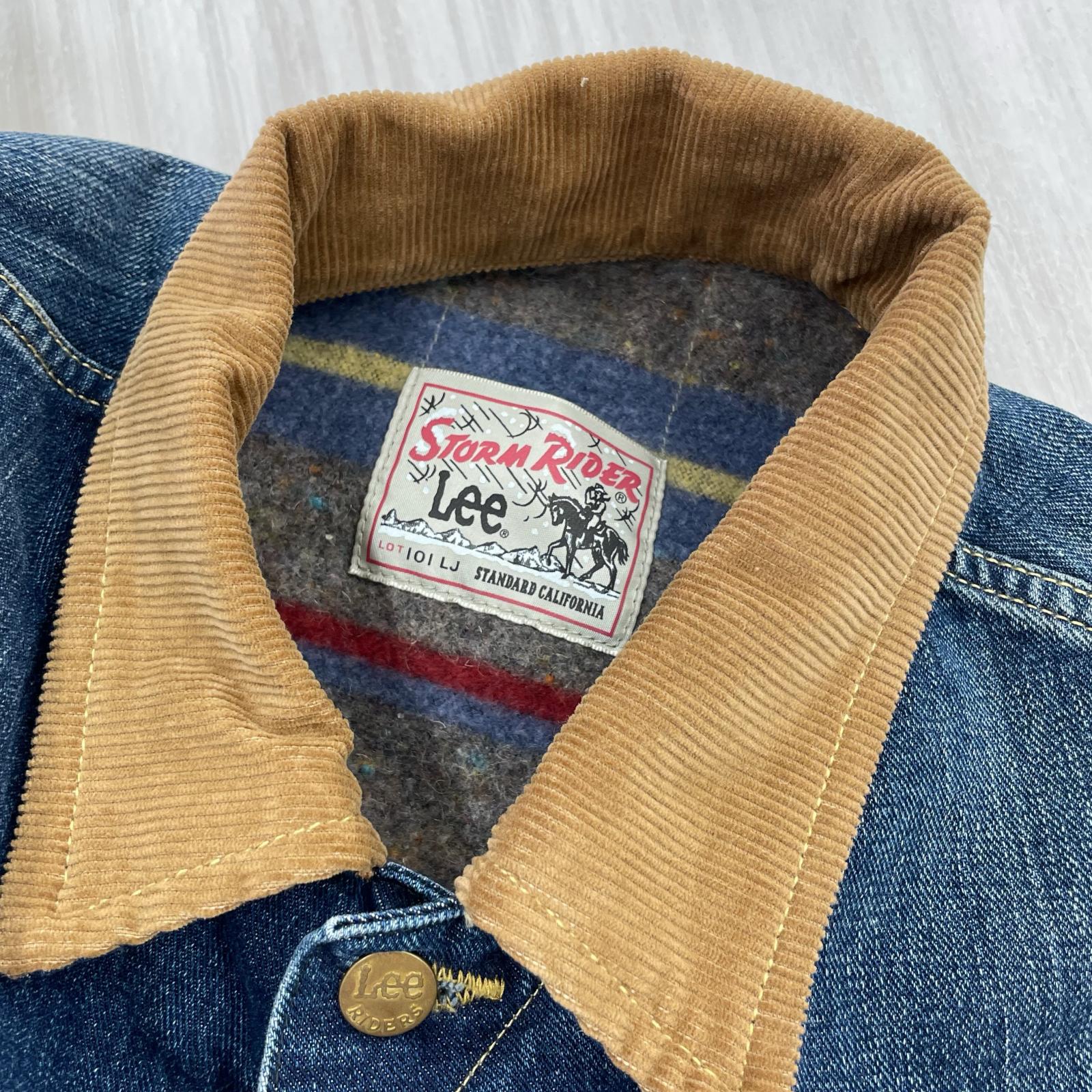デニムジャケット 101LJ SD Storm Rider Denim Jacket (XL) ブルー