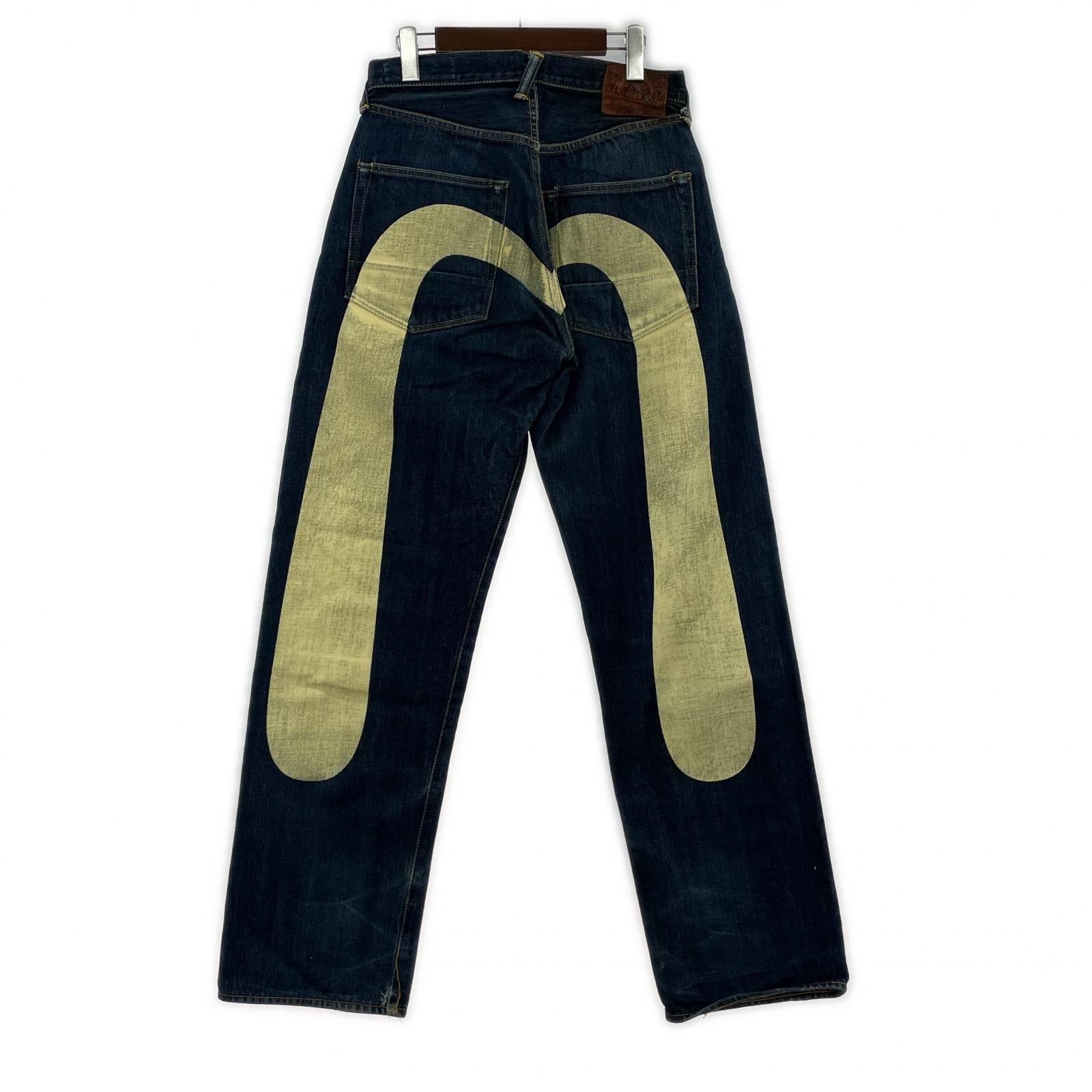 デニムパンツ EVISU No.2 2001 白 大黒