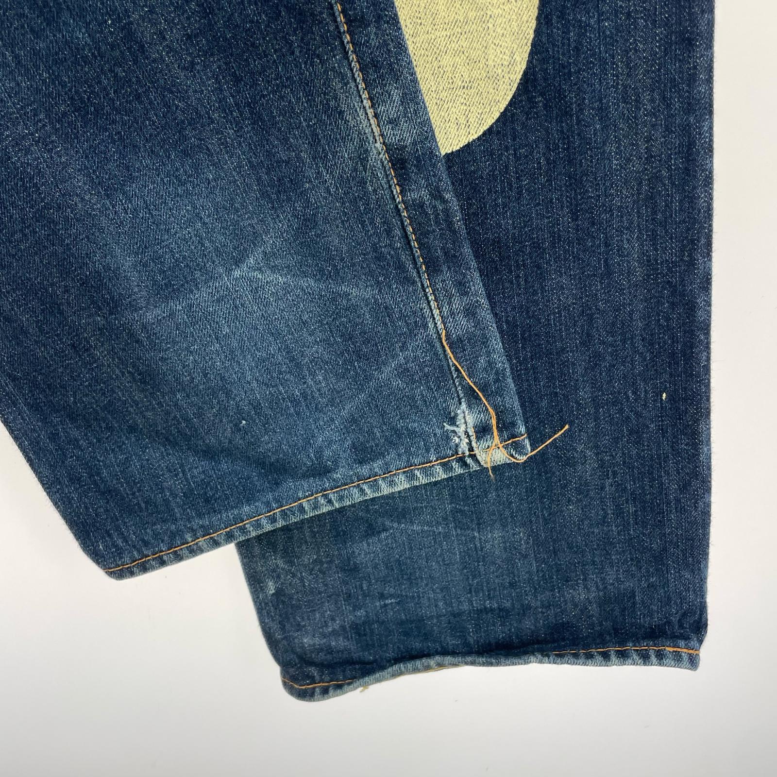 デニムパンツ EVISU No.2 2001 白 大黒