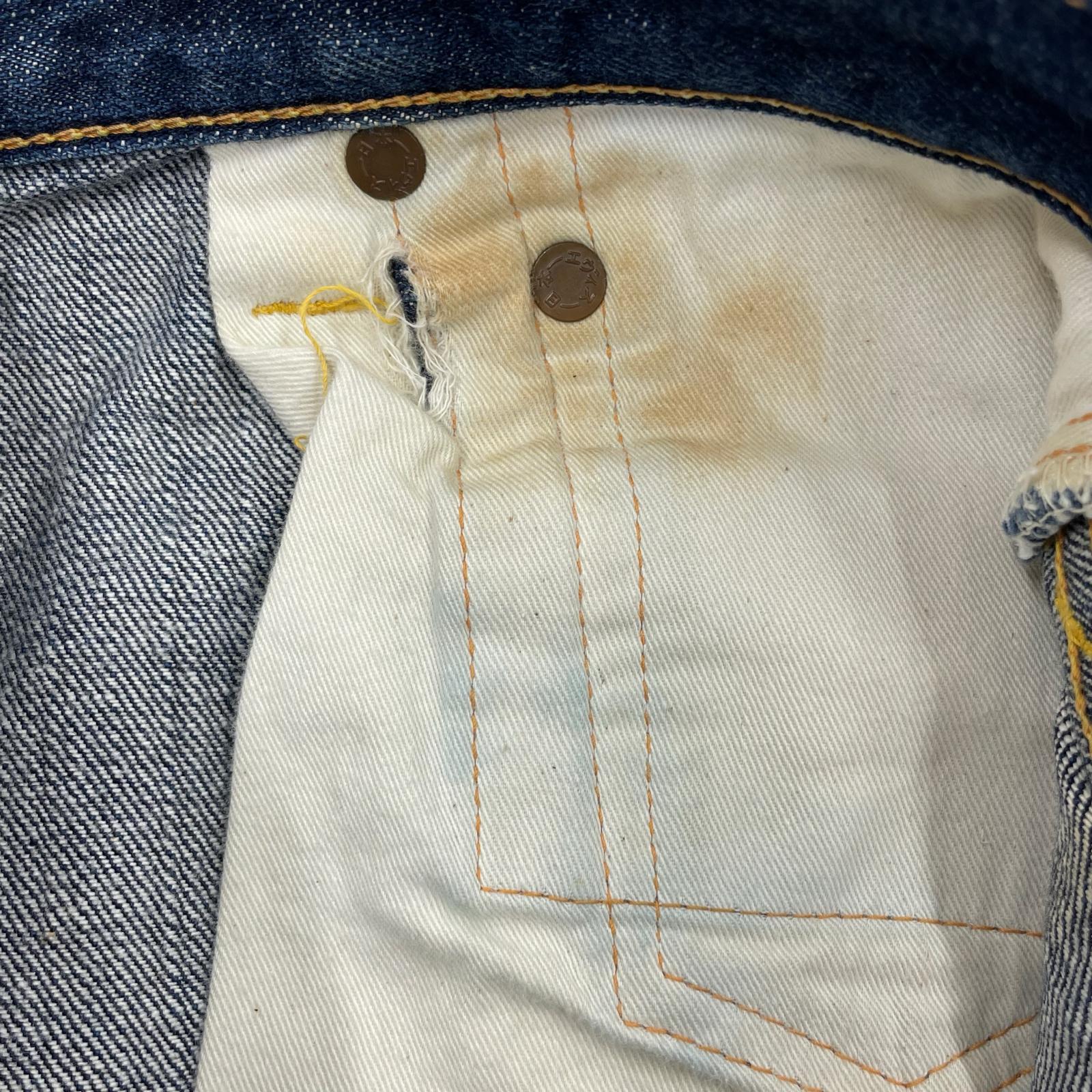 デニムパンツ EVISU No.2 2001 白 大黒