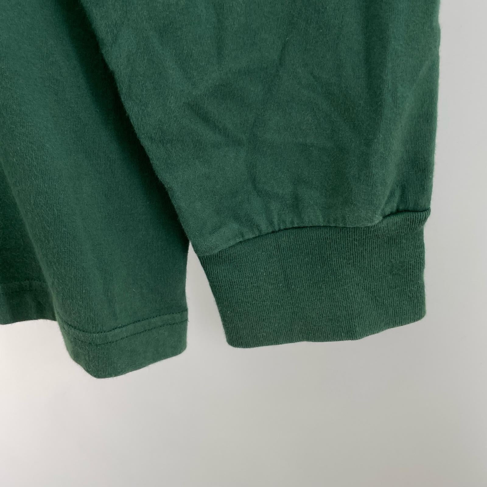 長袖Tシャツ 緑 L L グリーン