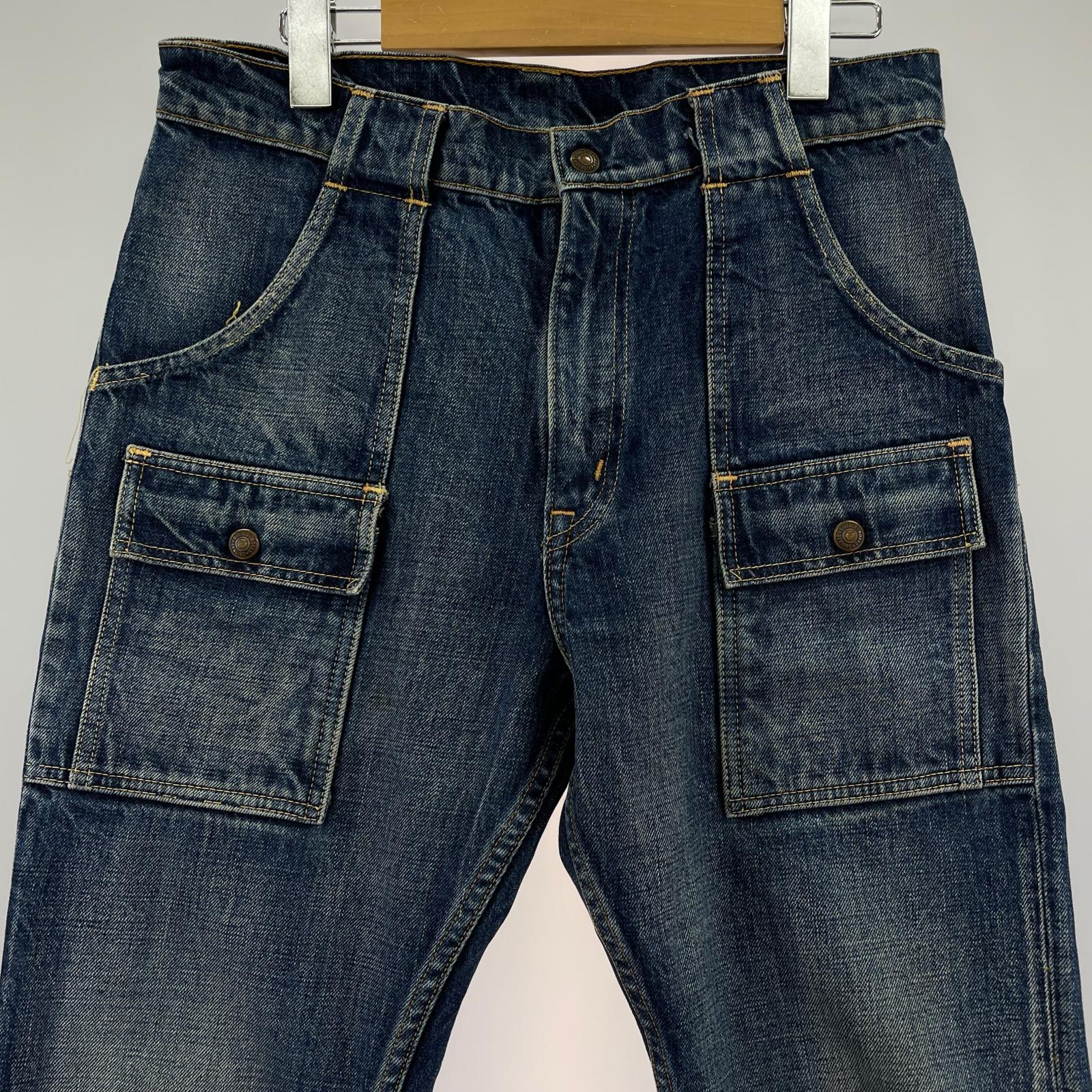 デニムパンツ DUBBLEWORKS ブッシュパンツ (32) 32 ブルー