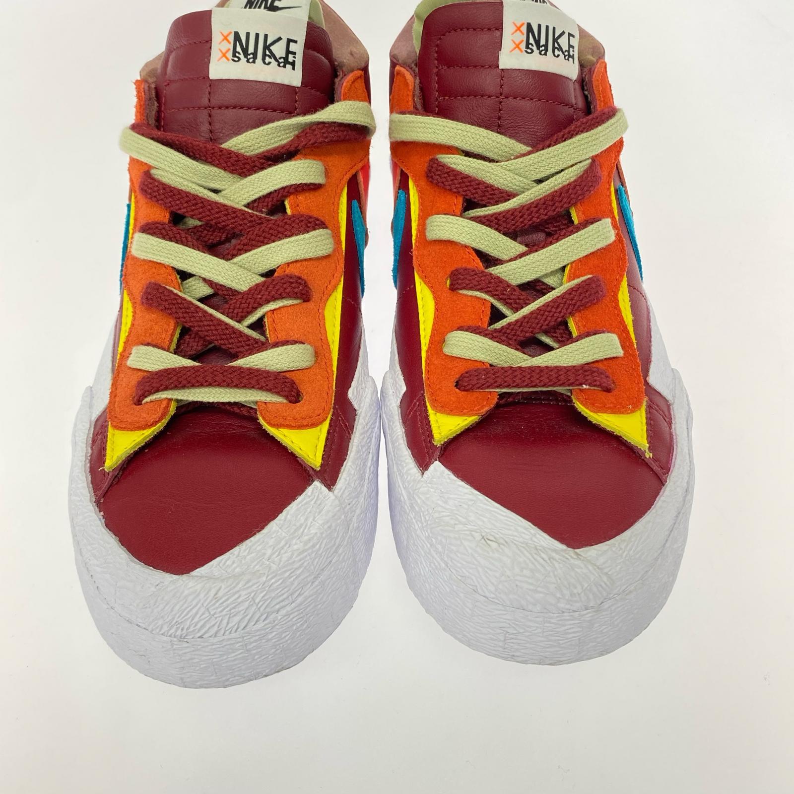 スニーカー KAWS×sacai Blazer Low 27.5cm (US9 1/2 UK9 EU45) レッド
