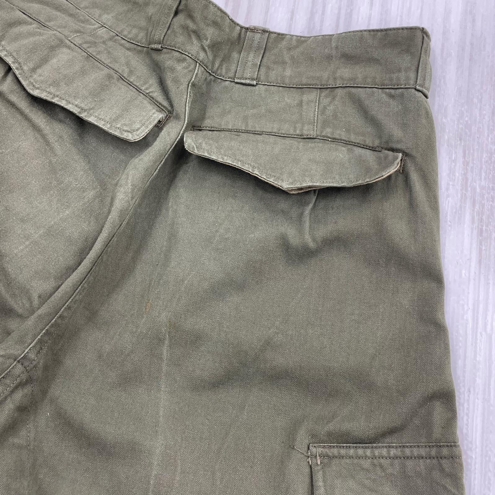 パンツ 60s フランス軍 M-47後期 グリーン