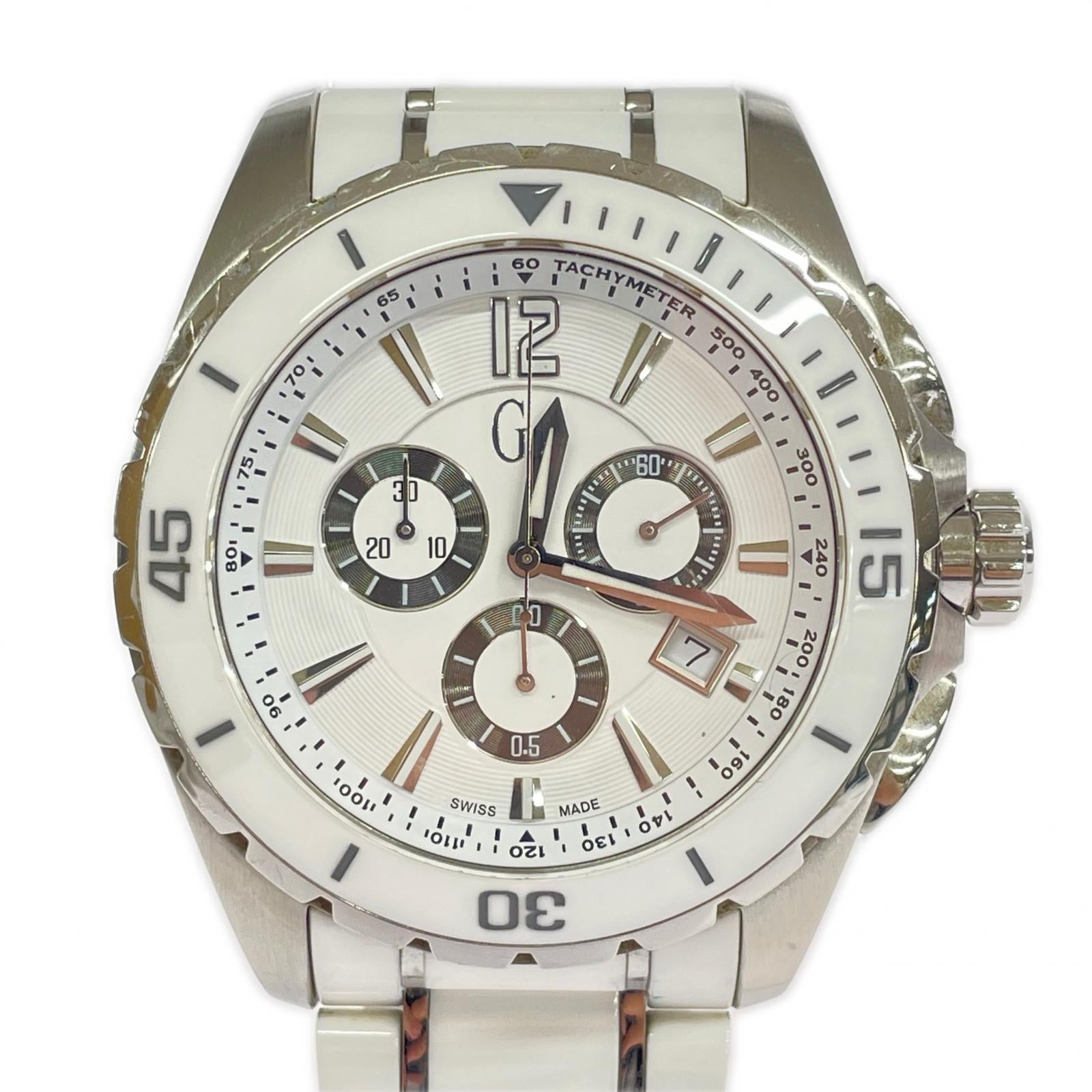 腕時計 GC WATCHES クロノグラフ WHT ホワイト