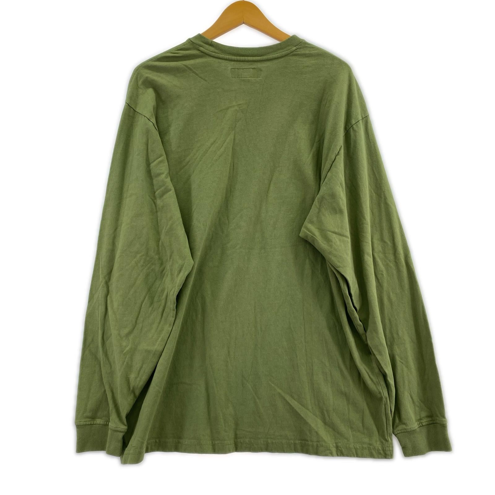 長袖Tシャツ Supreme Collar Logo L/S Tee L L カーキ