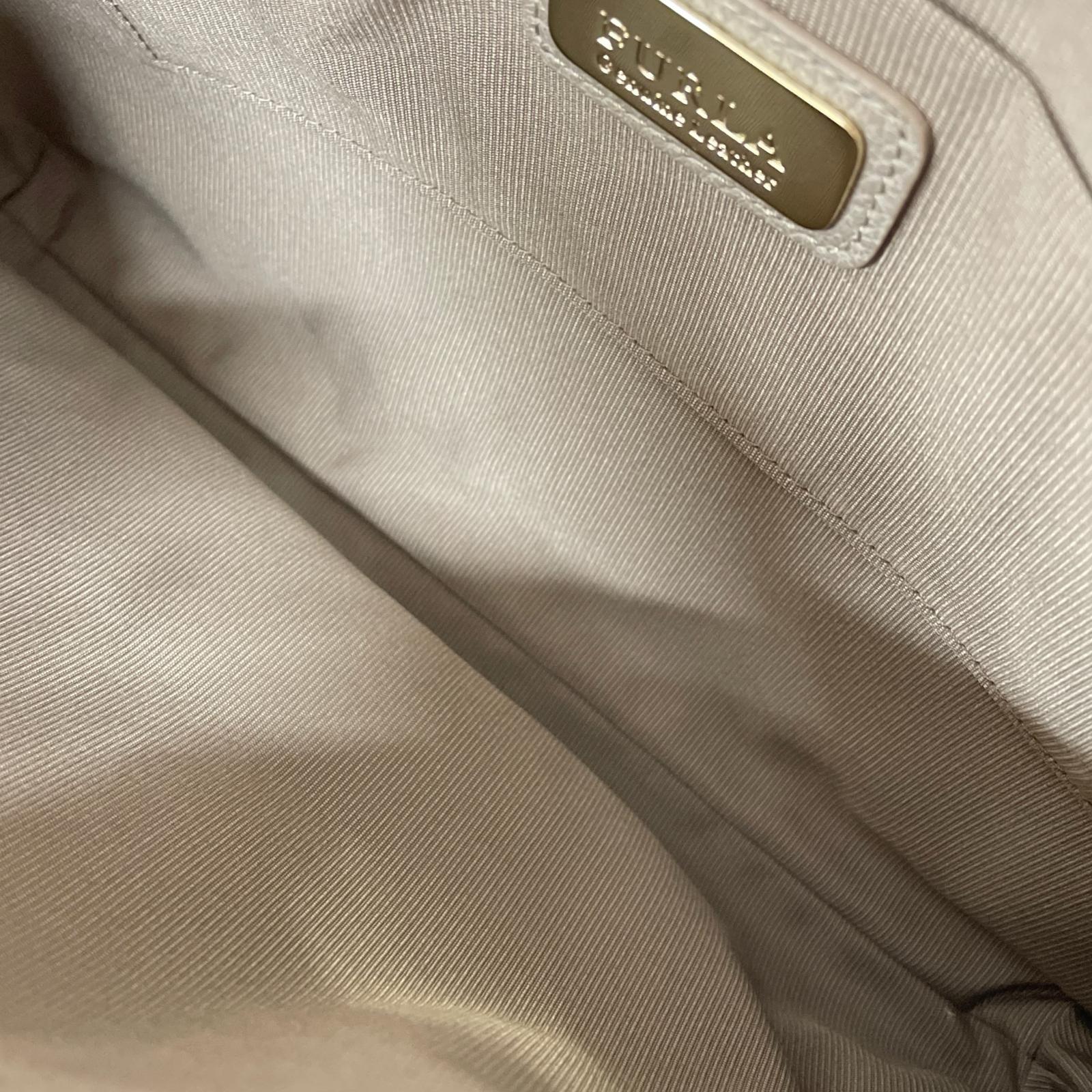 ショルダーバッグ レザー グレー グレー