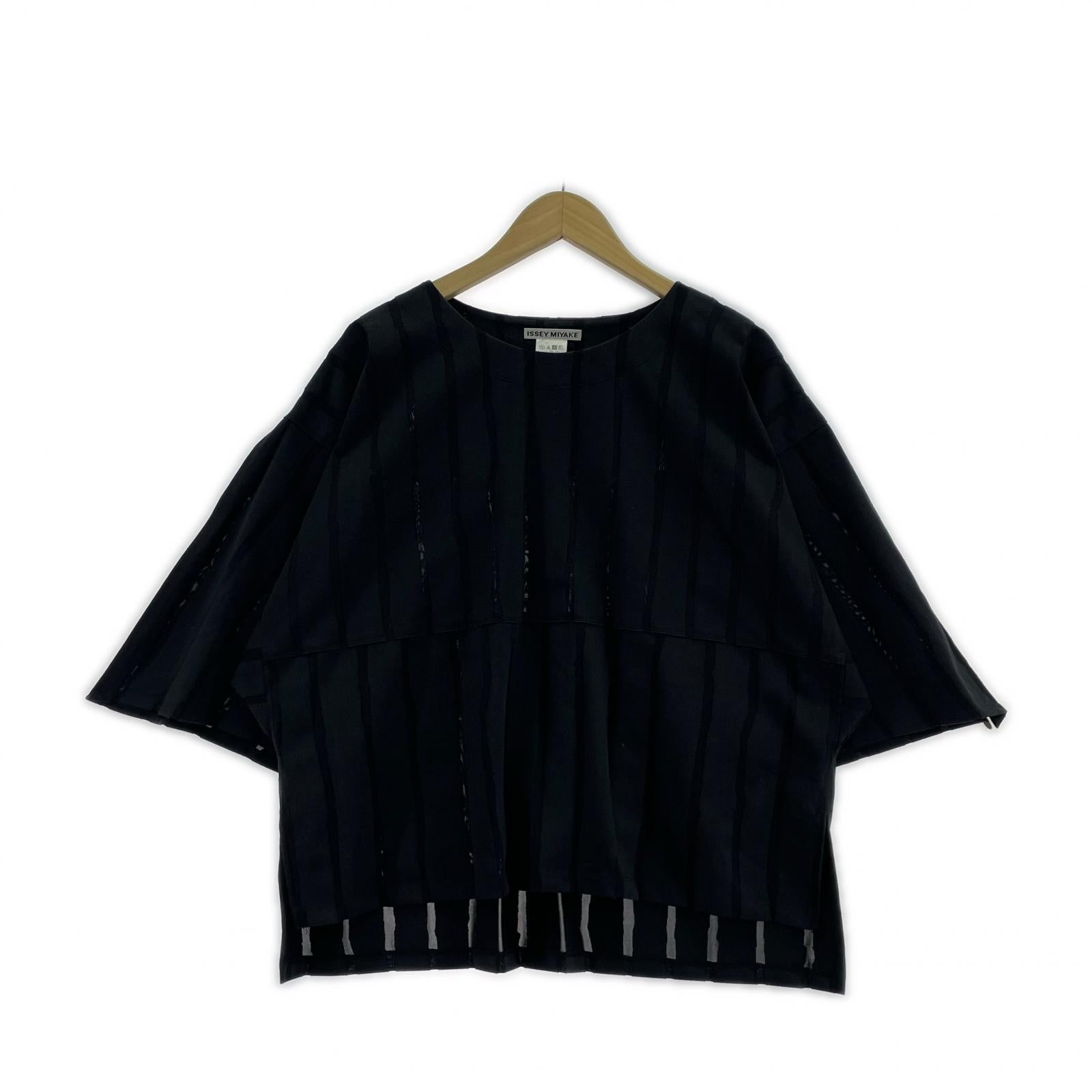 半袖Tシャツ 21SS OPAL STRIPE TOP 黒 2