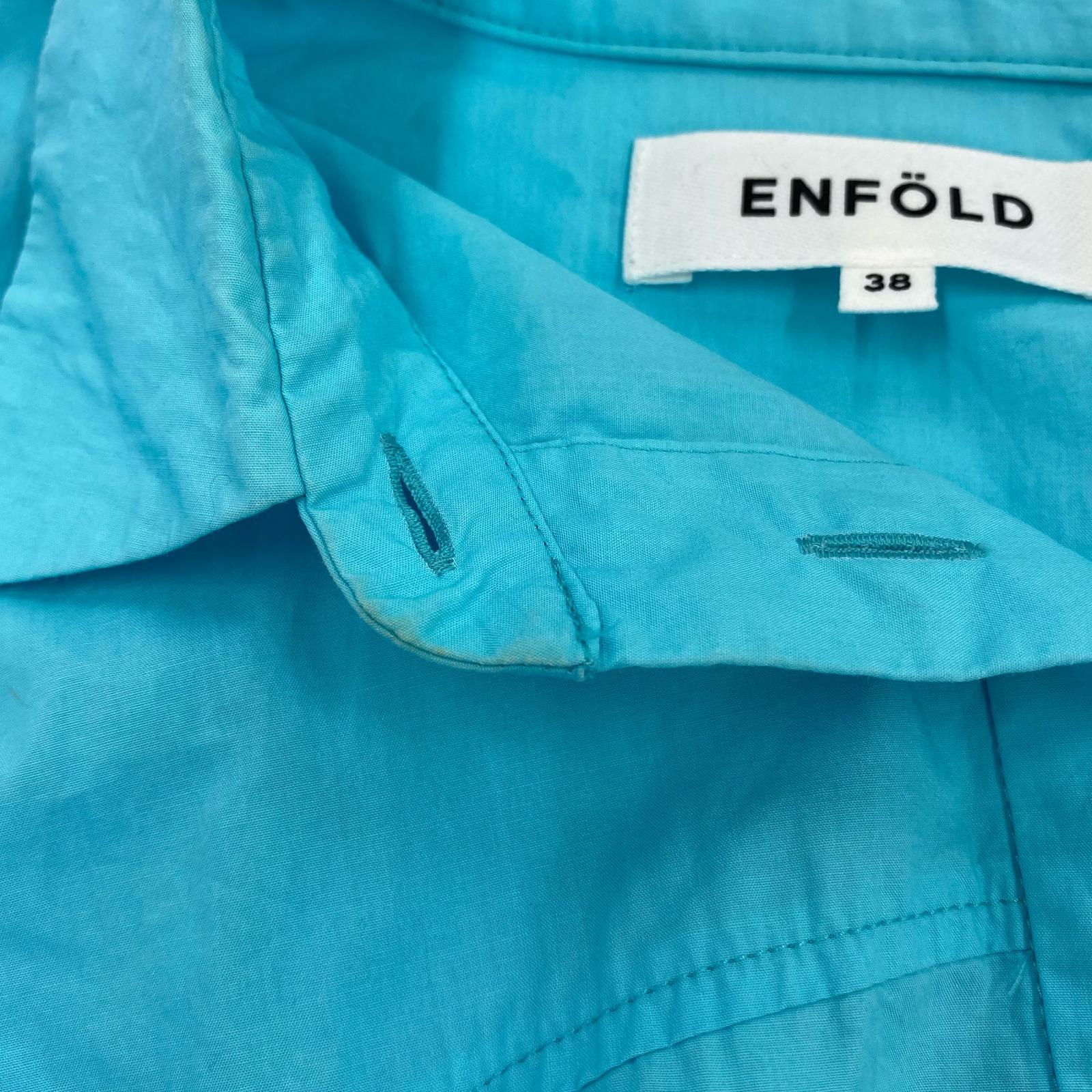 長袖シャツ CO BROAD 3D SLEEVE SHIRT ブルー(38) 38 ブルー