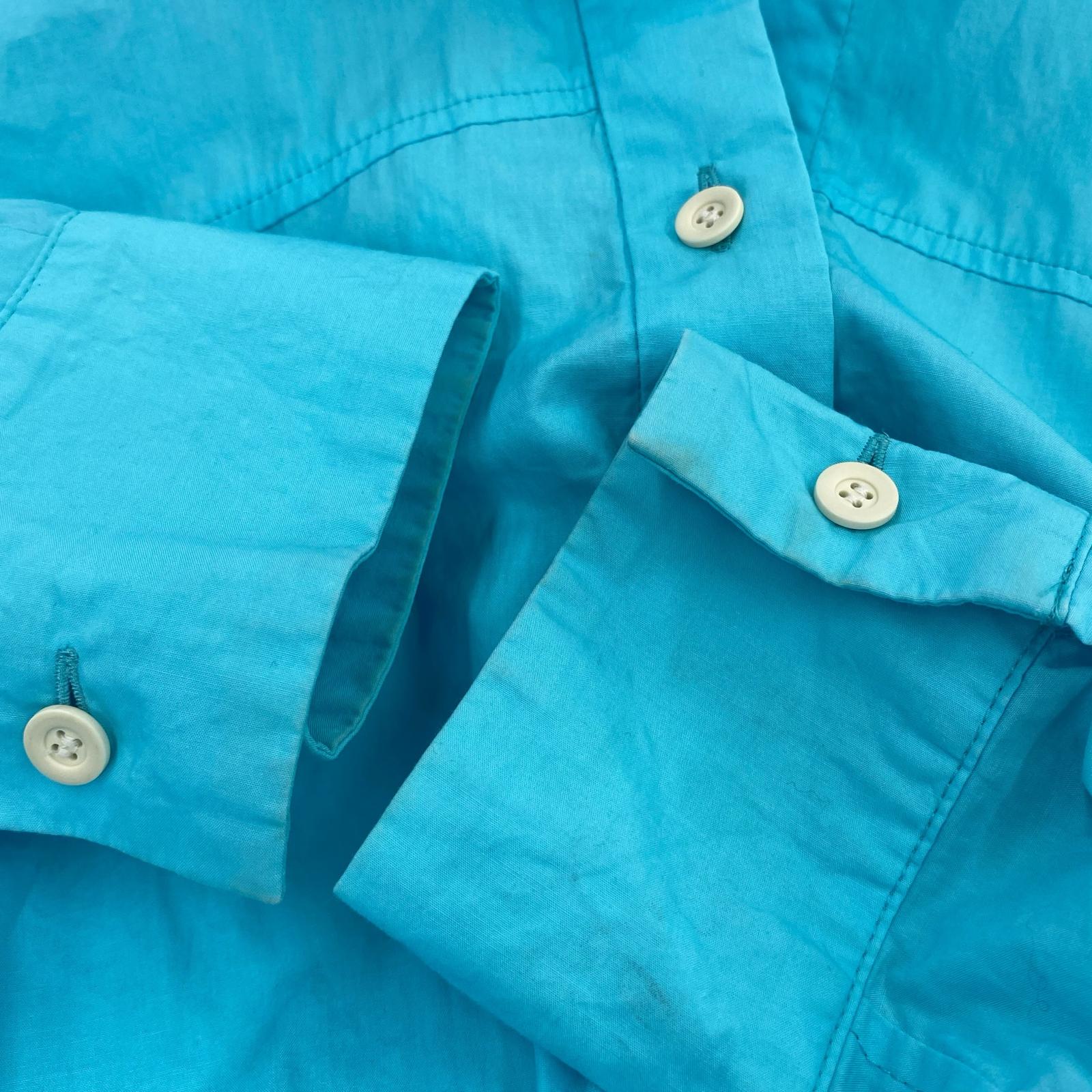 長袖シャツ CO BROAD 3D SLEEVE SHIRT ブルー(38) 38 ブルー