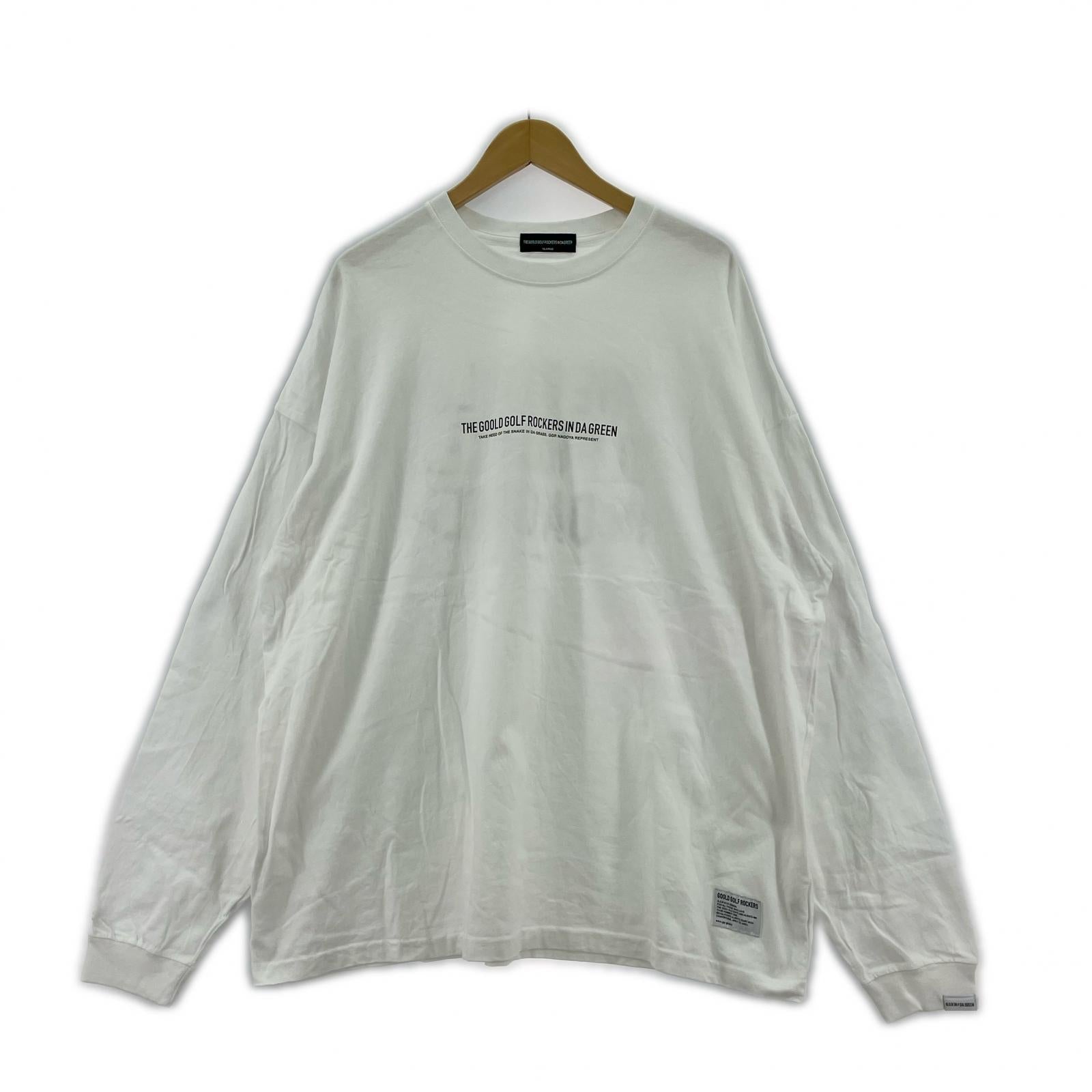 長袖Tシャツ goold golf rockers 白(XL) ホワイト