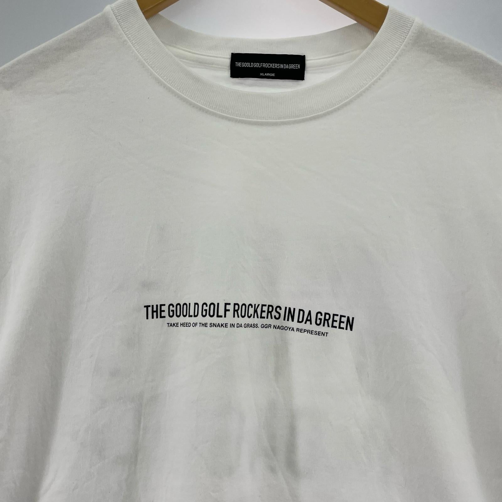 長袖Tシャツ goold golf rockers 白(XL) ホワイト