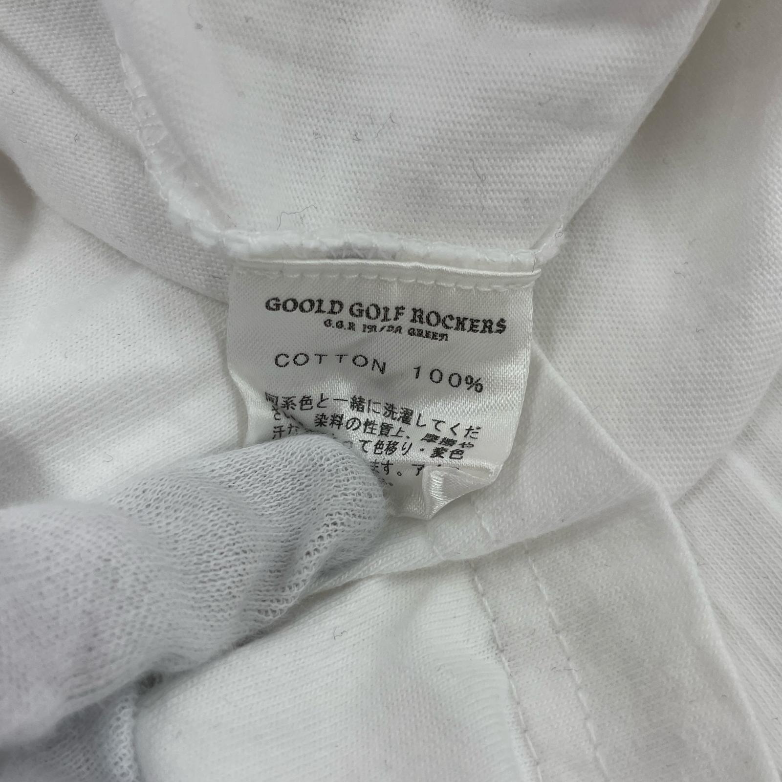 長袖Tシャツ goold golf rockers 白(XL) ホワイト