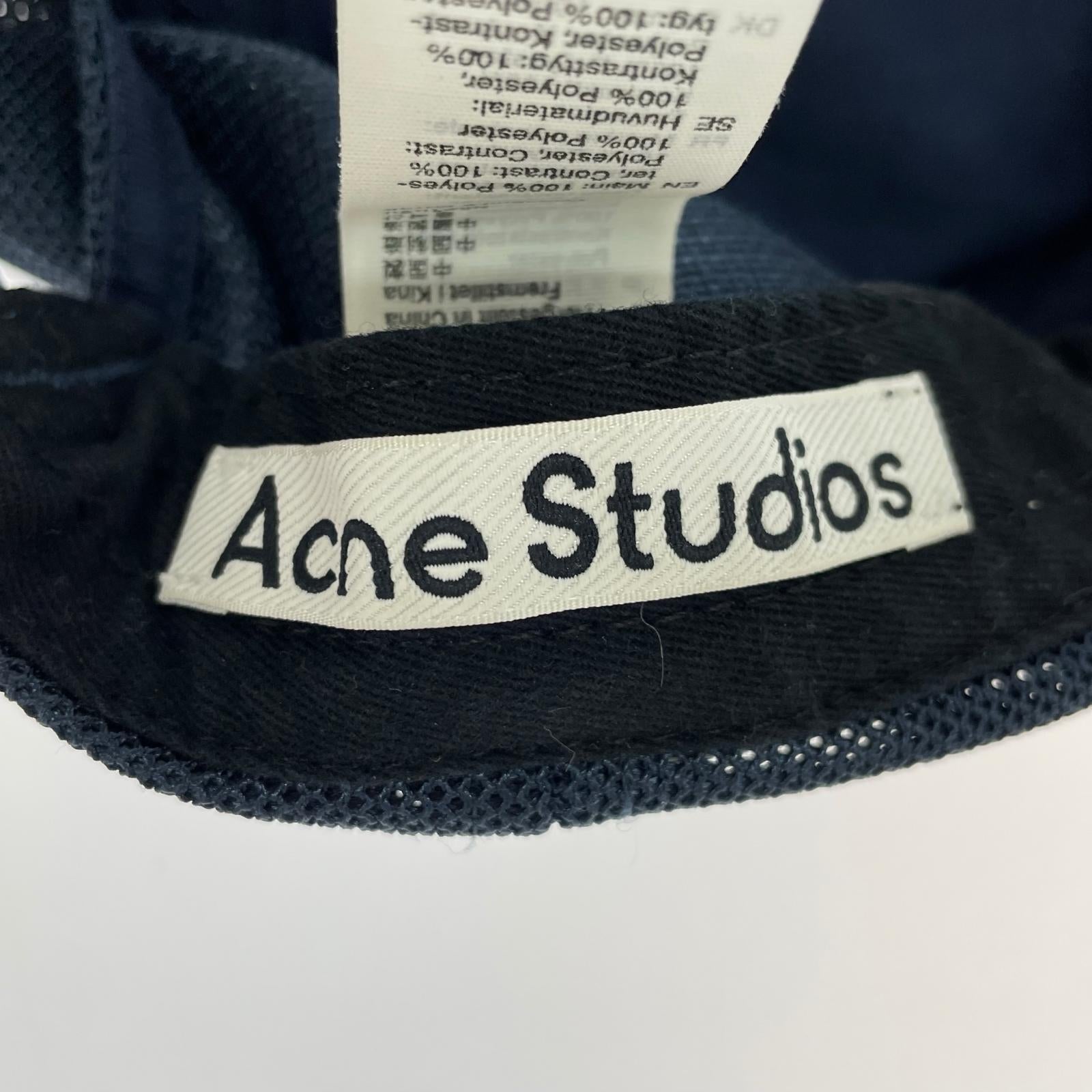 キャップ Acne Studios Logo Mesh Cap 青 ブルー