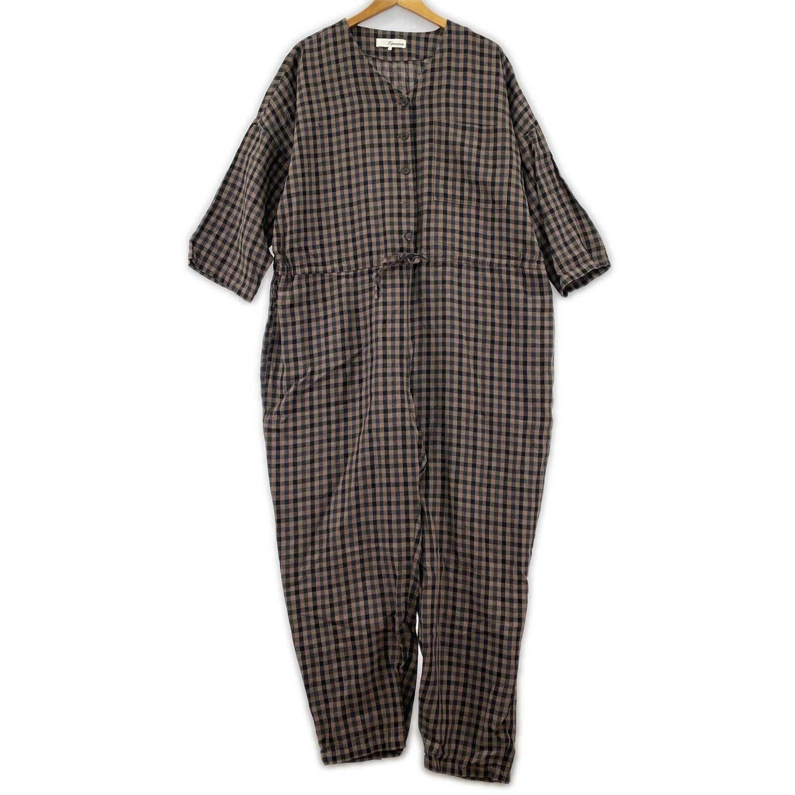 ワンピース t.yamai paris ジャンプスーツ リネン 1