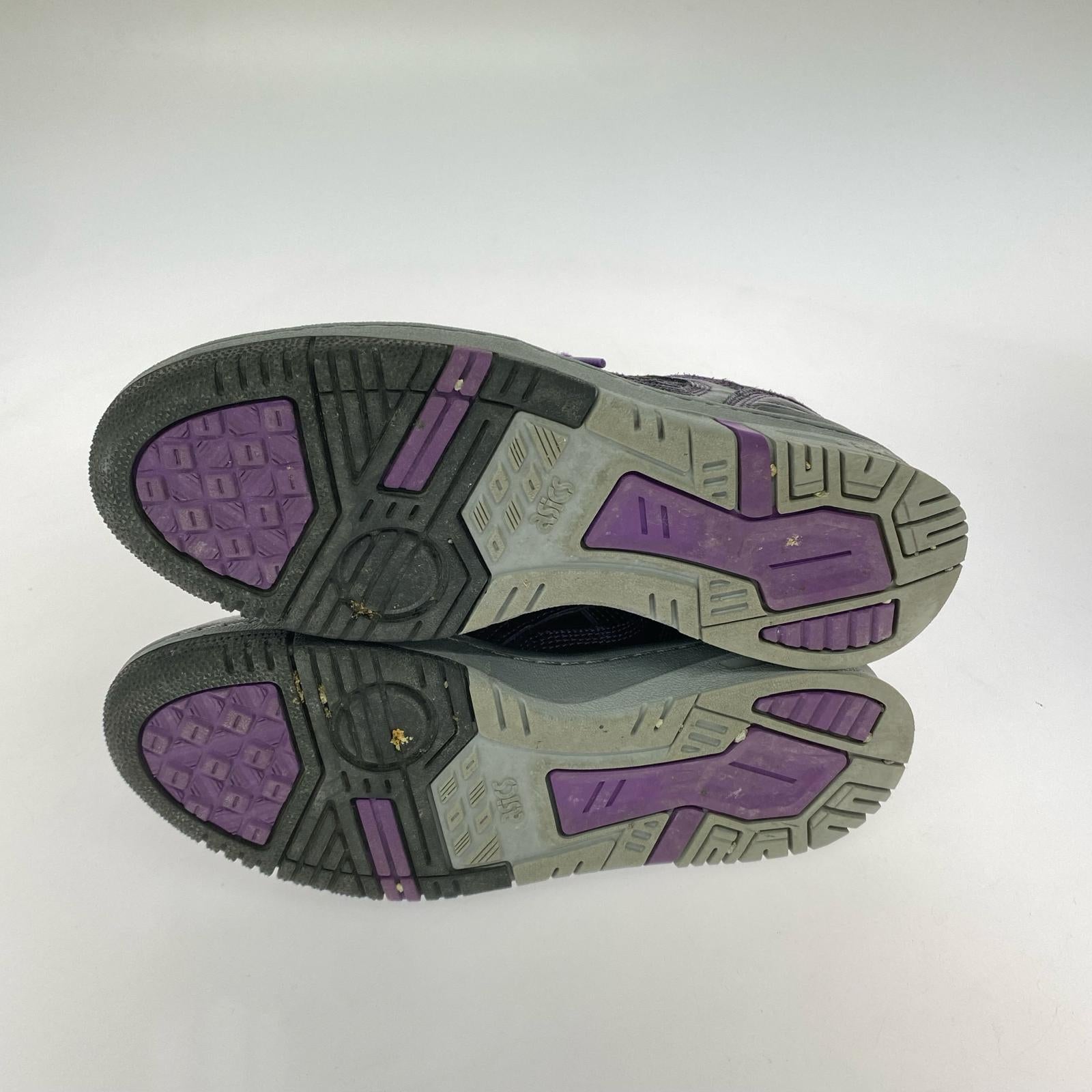 スニーカー ASICS Needls EX89 黒×紫 1201A942 (27) 27cm (US9 UK8 1/2 EU44) ブラック