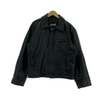 レザージャケット schott レザー シングル トラッカージャケット 40 黒 40 ブラック