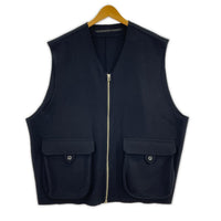 ジャケット MELTON FABRIC VEST 1 ブラック