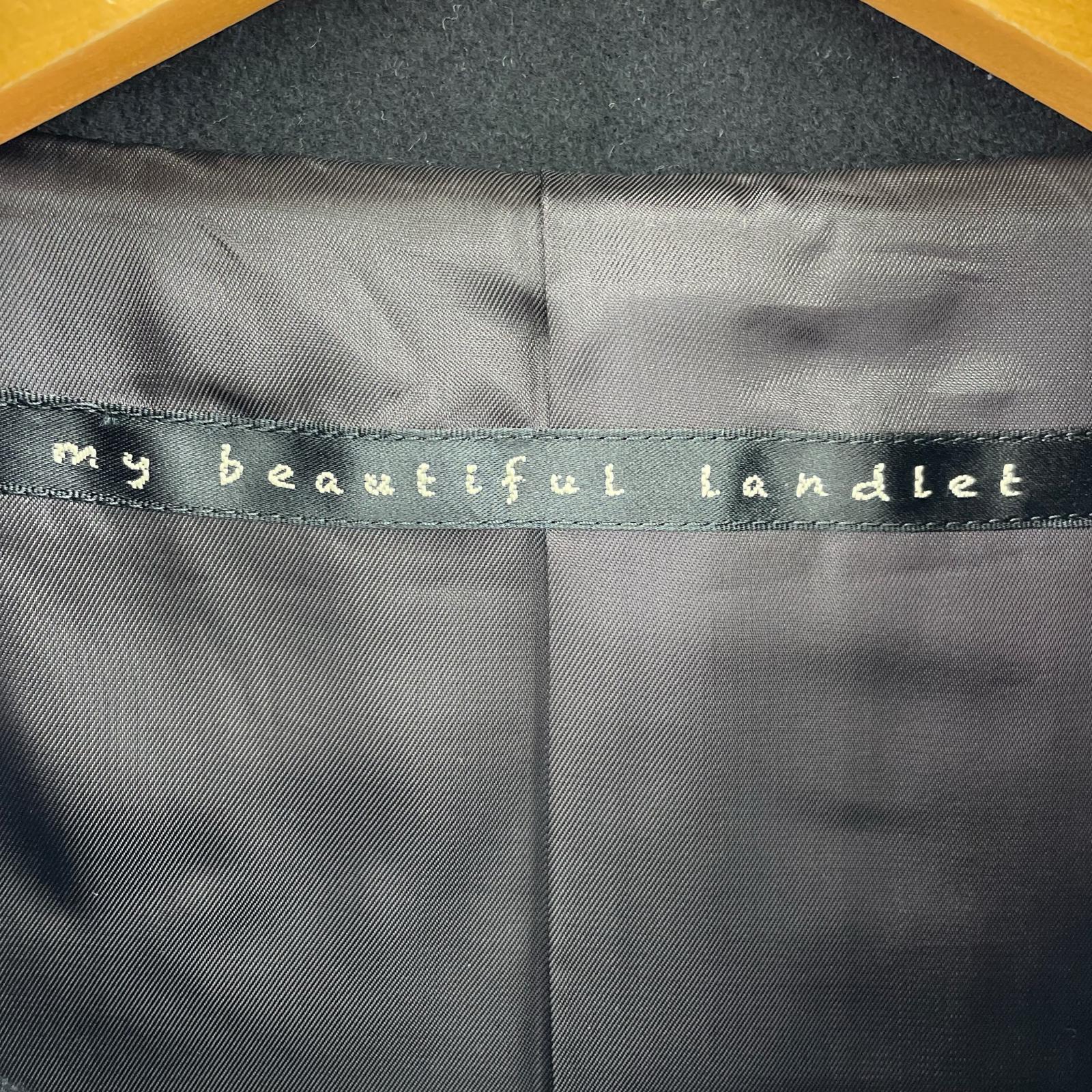 ジャケット MELTON FABRIC MOTORCYCLE JACKET 0 ブラック
