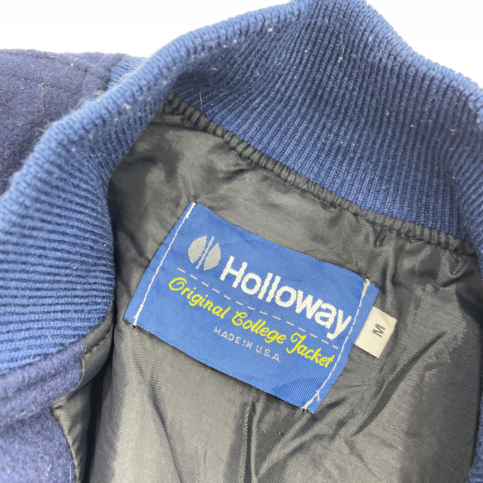 ブルゾン HOLLOWAY スタジャン 米国製 M
