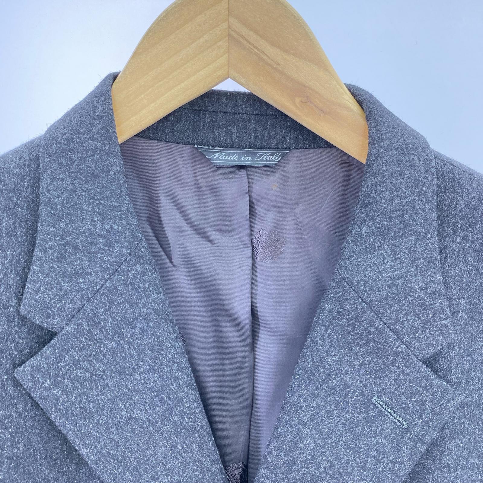 テーラードジャケット ウールジャケット GRY グレー